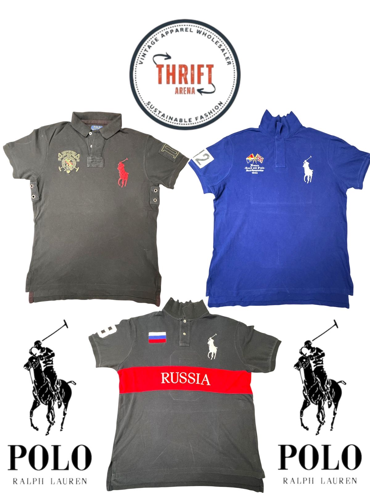T1531 Ralph Lauren Big Pony Polo T-Shirts