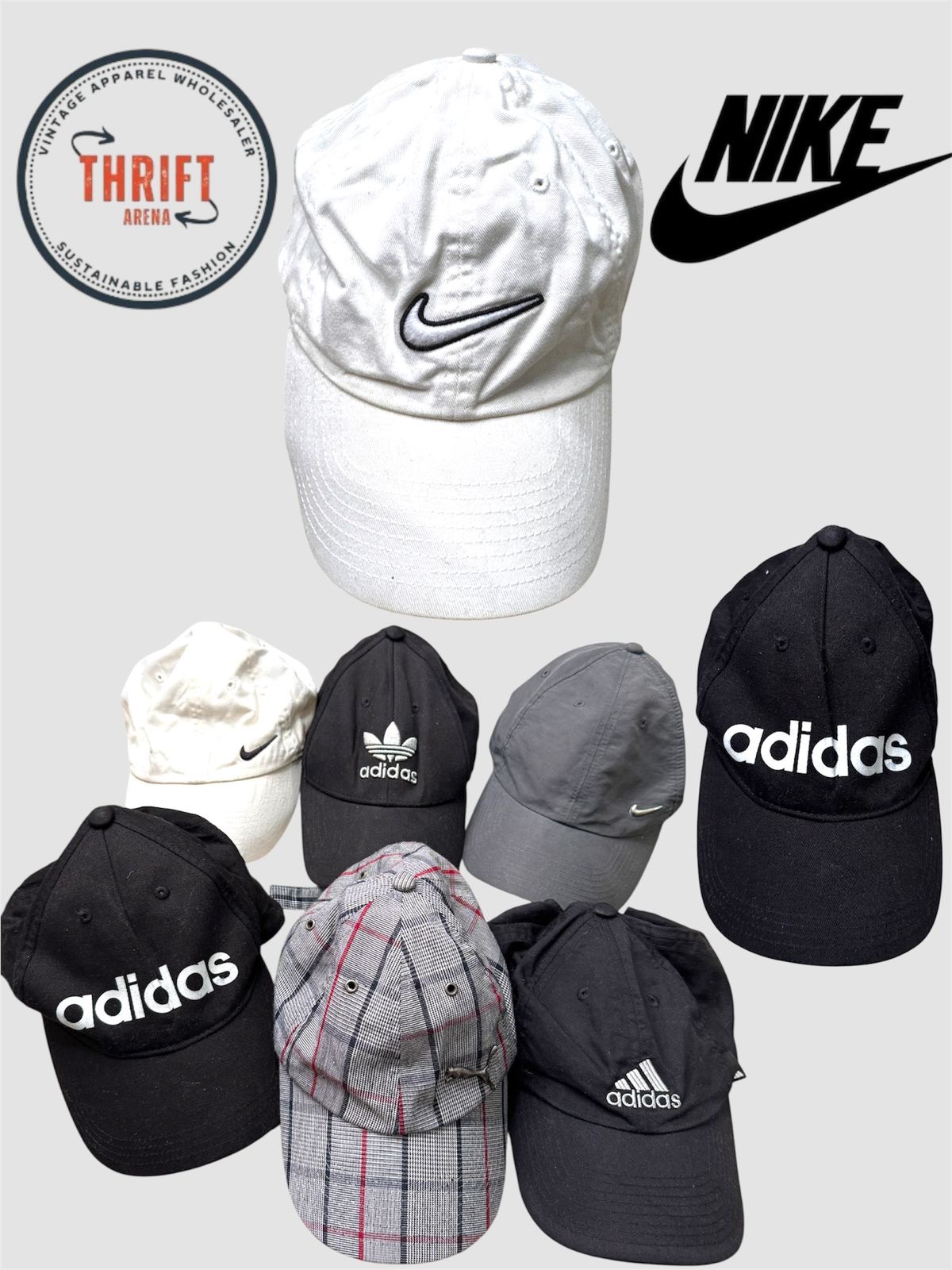 T1534 Nike/Adidas casquettes