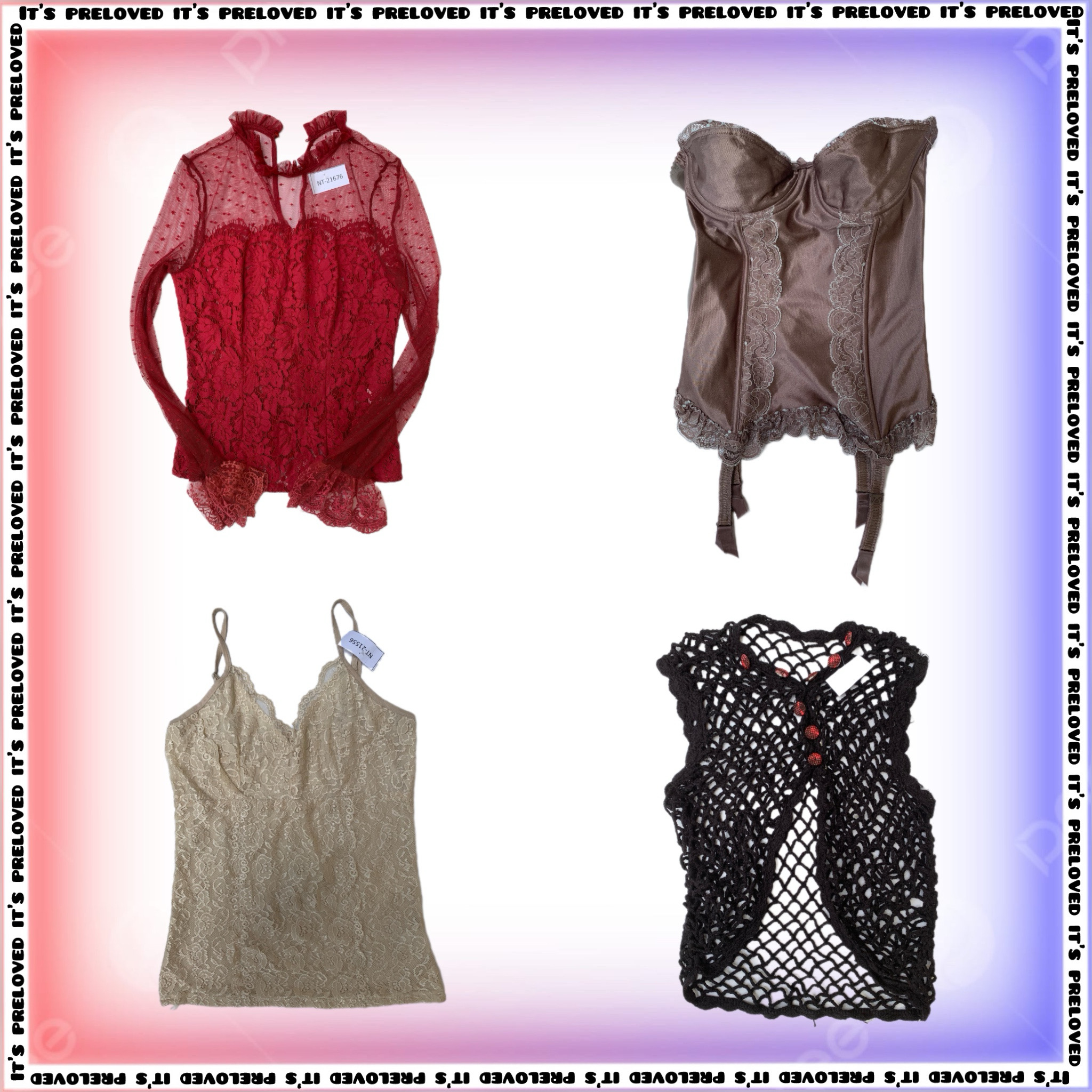 Lacemants et tops en crochet (SS-1282)