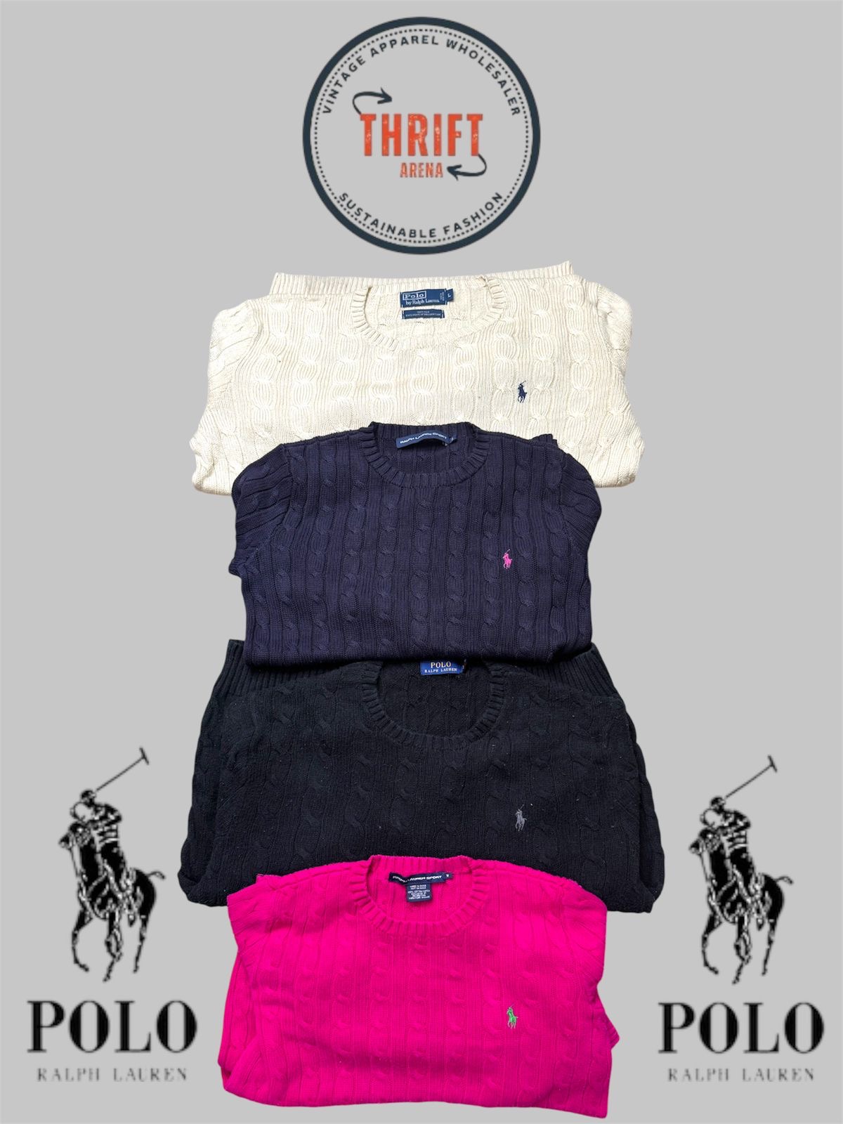 T1547 Ralph Lauren Cable Knits