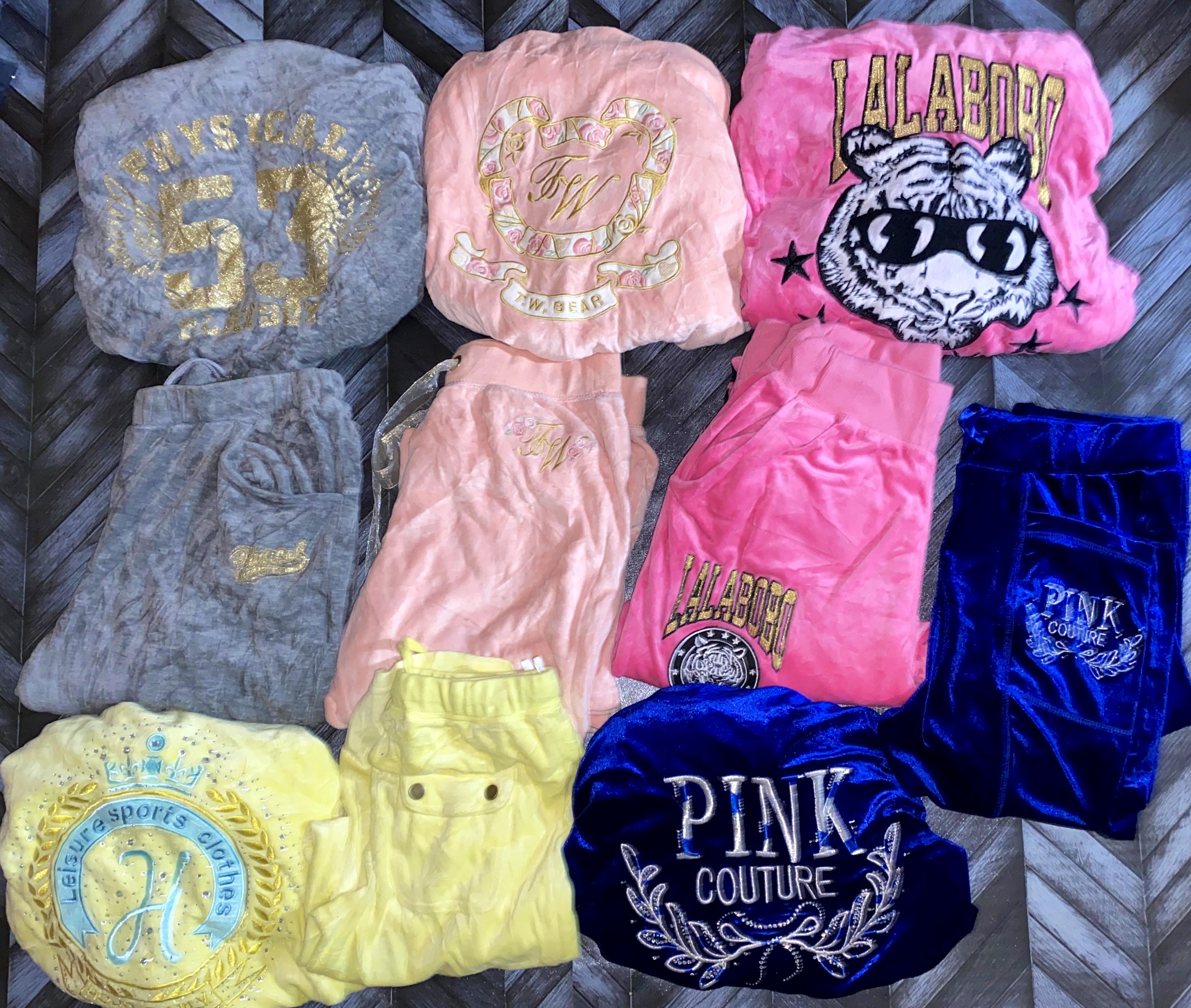 Pink Hoodies and Sweatpants
