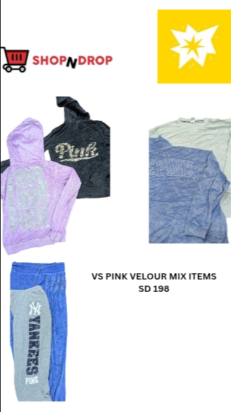 💖 ENSEMBLE VELOURS VS PINK – 33 PCS 💖