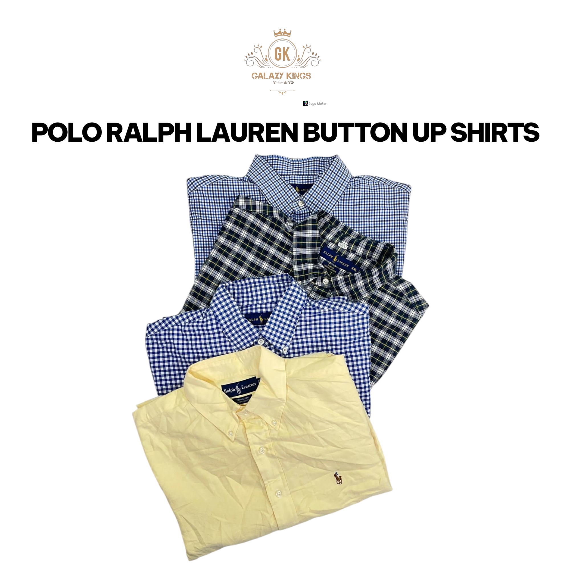 POLO RALPH LAUREN BUTTON UP SHIRTS