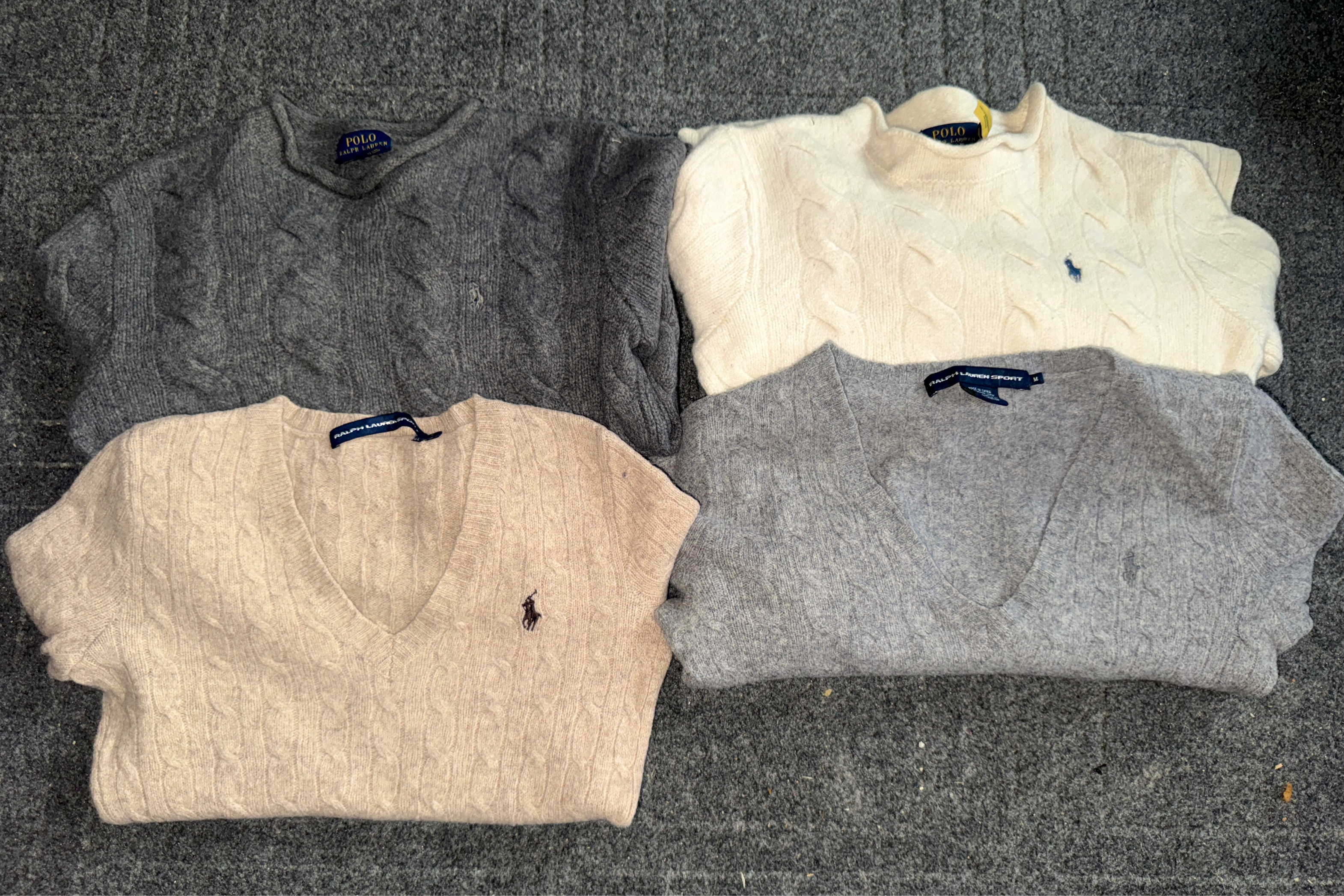 Pulls en tricot torsadé Ralph Lauren
