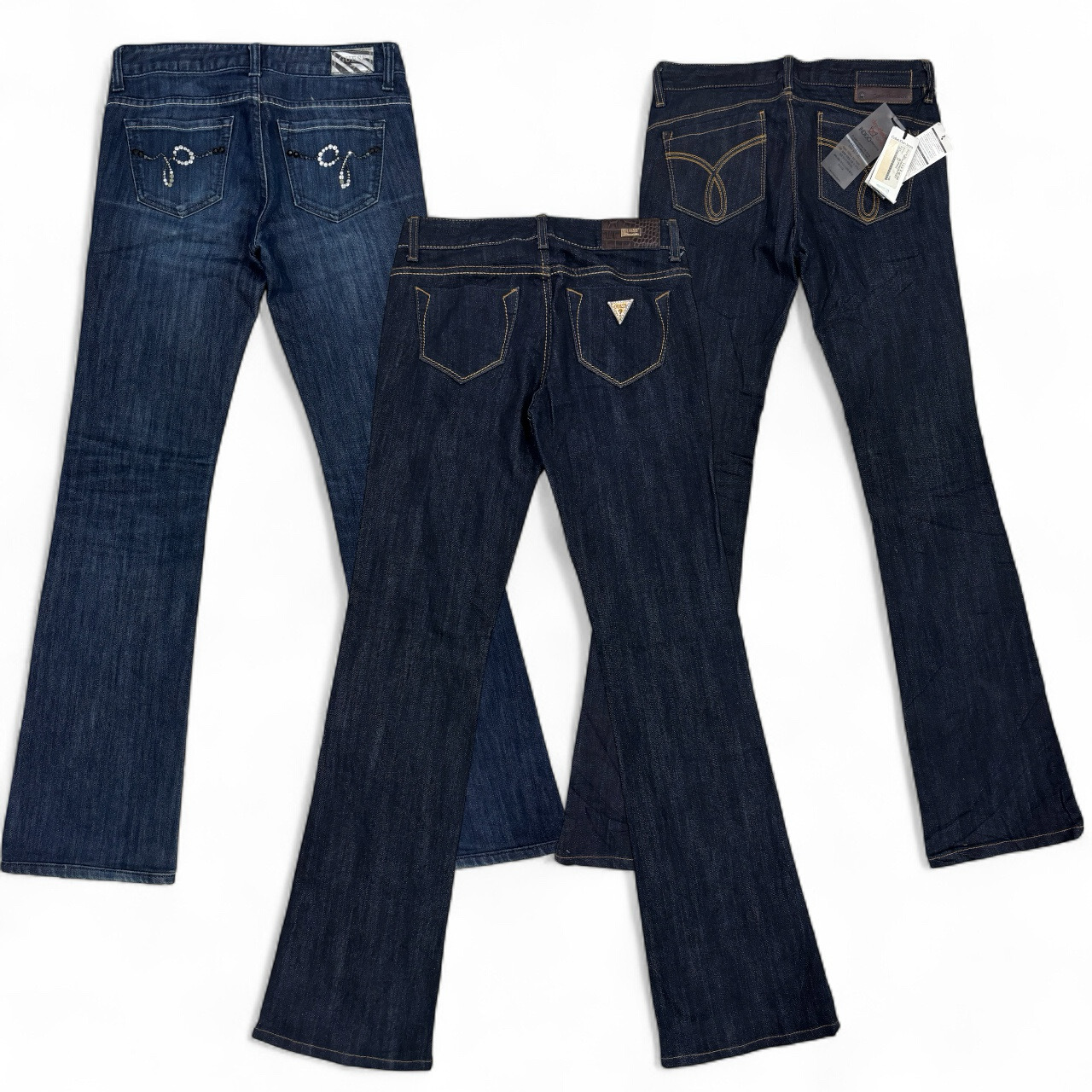 Y2k Women’s Branded Bootcut / Flared Jeans (F-49)