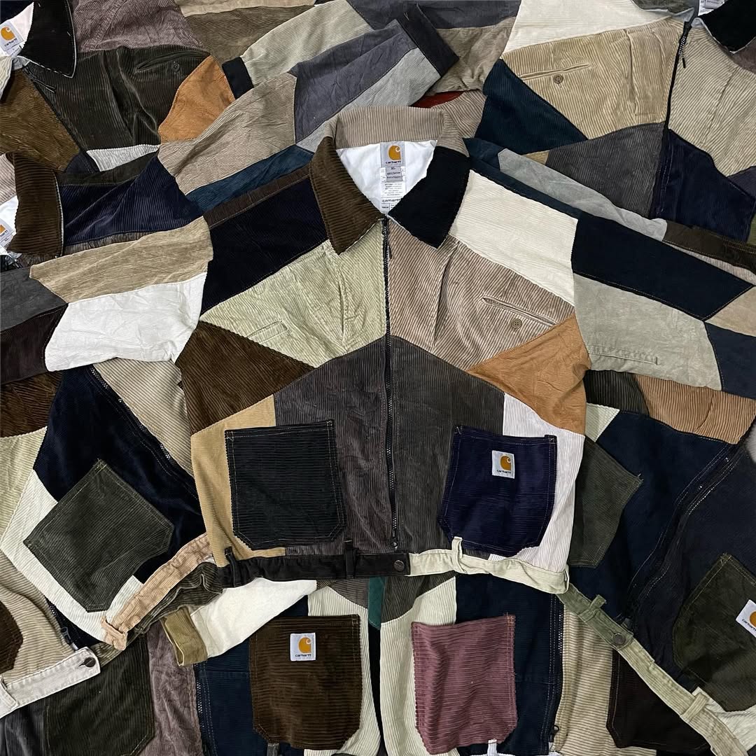 Chaqueta de pana Detroit estilo de rework de Carhartt