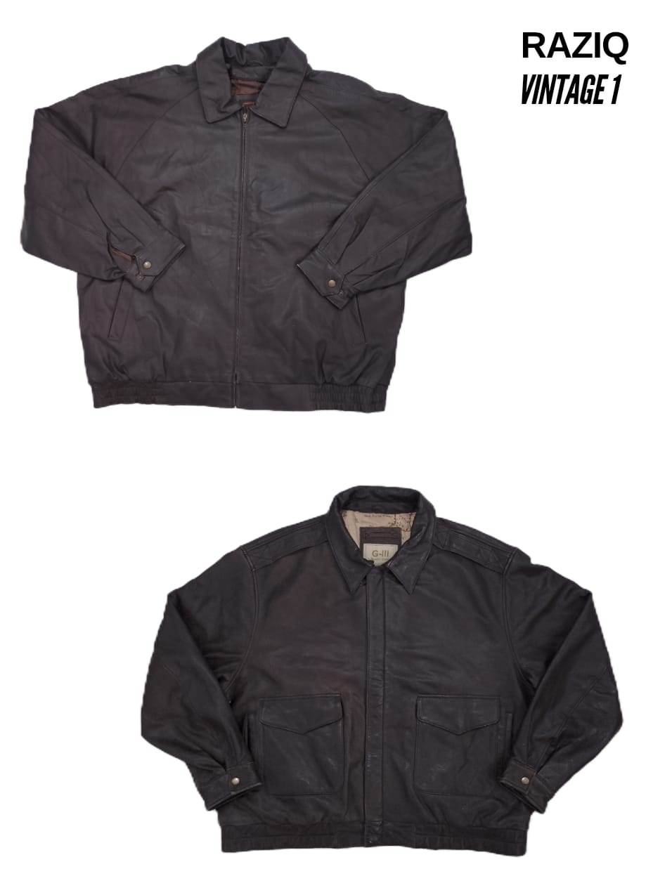 Blousons aviateur en cuir
