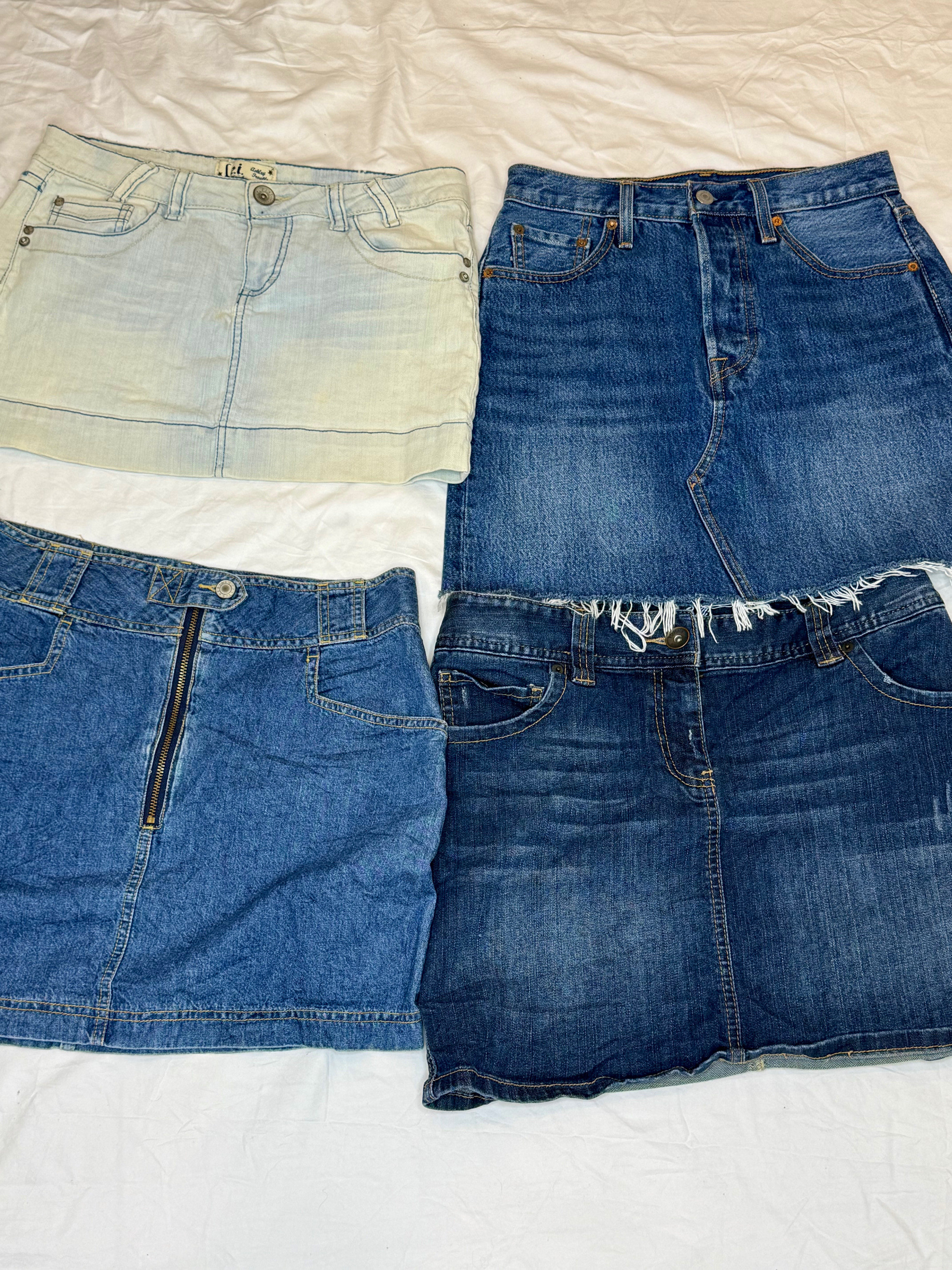 Minissaias de Jeans Y2K | V-T042