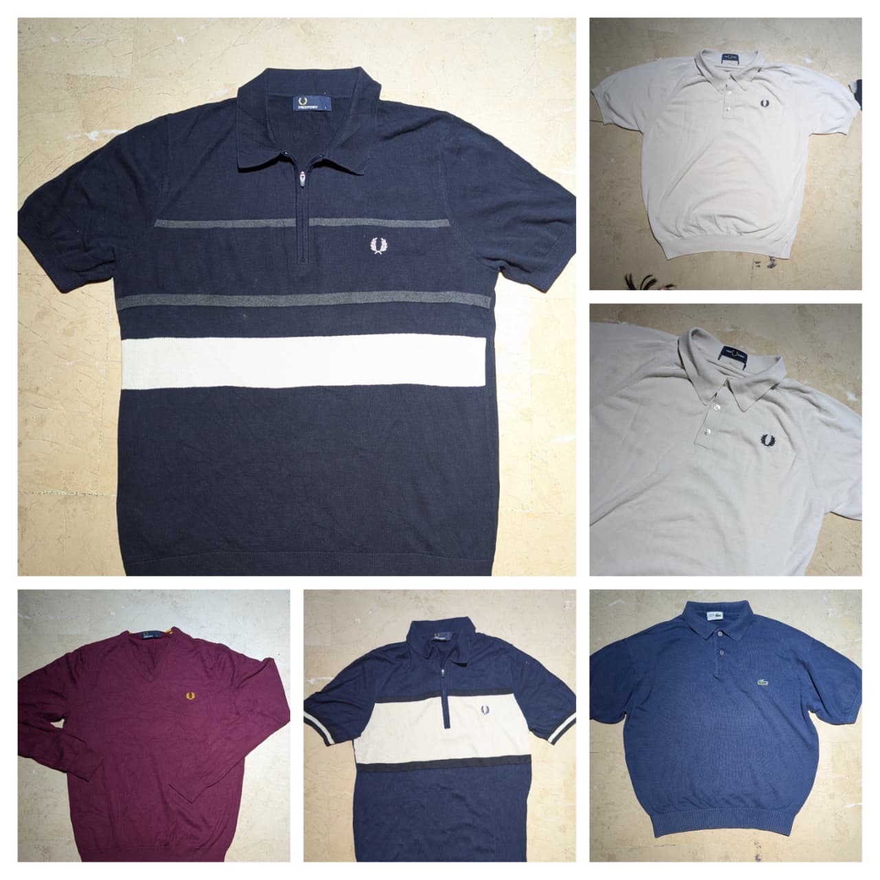 Fred Perry, camisetas Lacoste