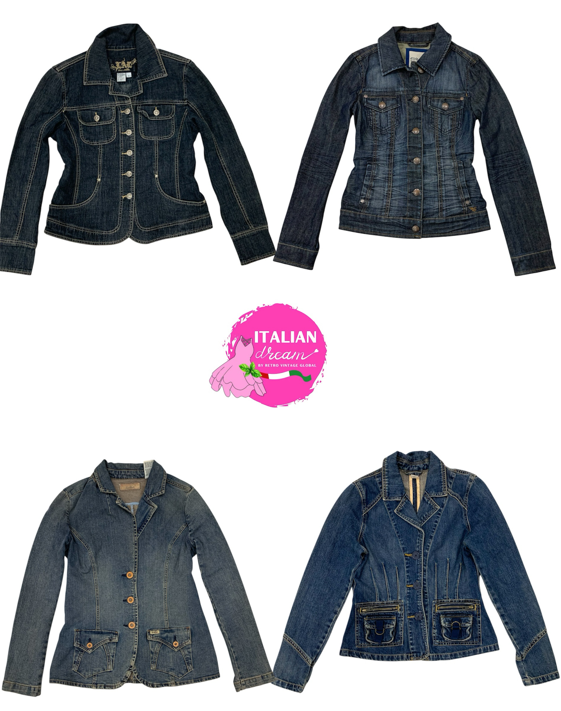 Retro Streetwear Jacke Set