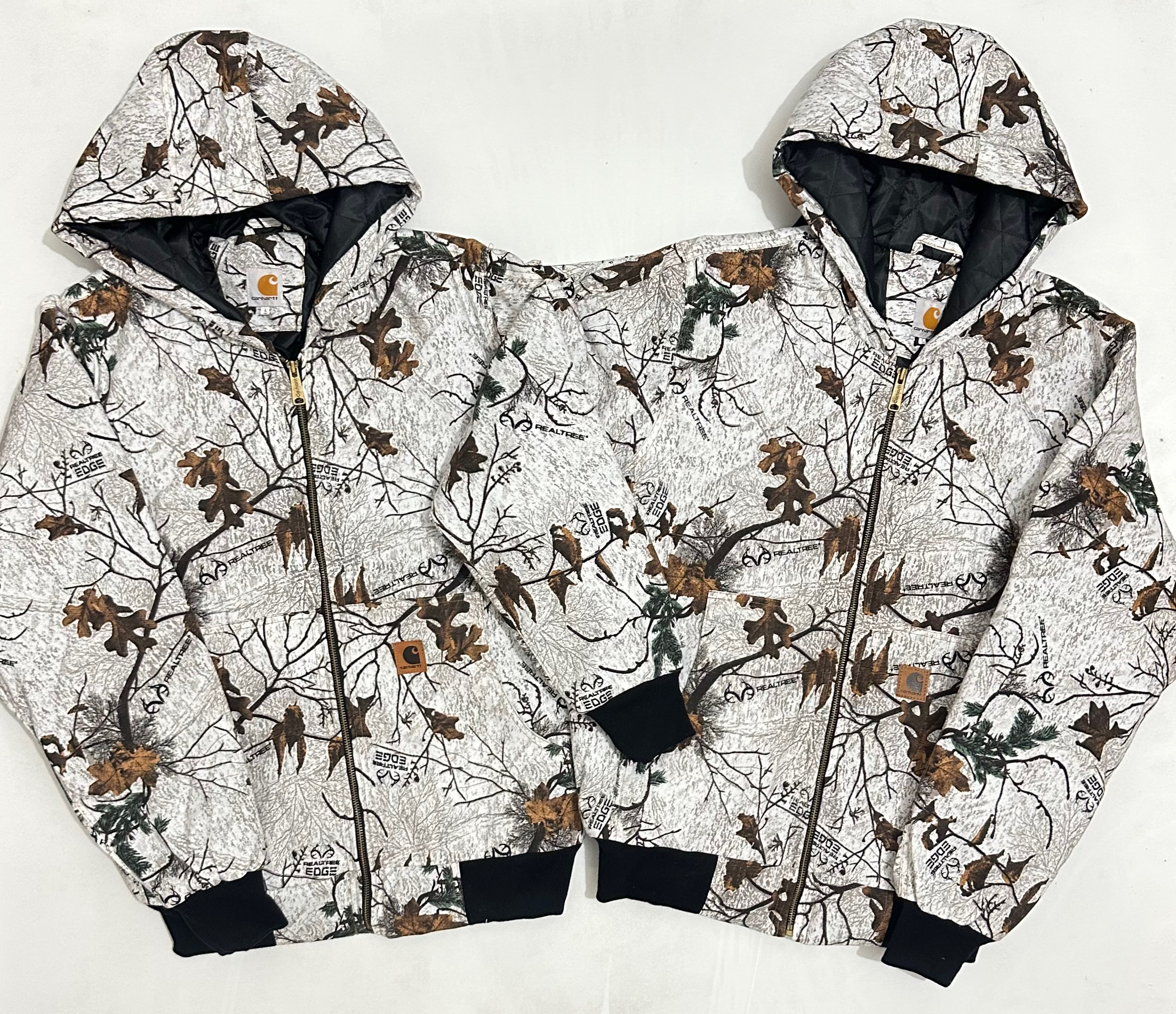 REWORK STYLE WHITE JUNGLE REAL TREE x CARHARTT ACTIVE JACKETS