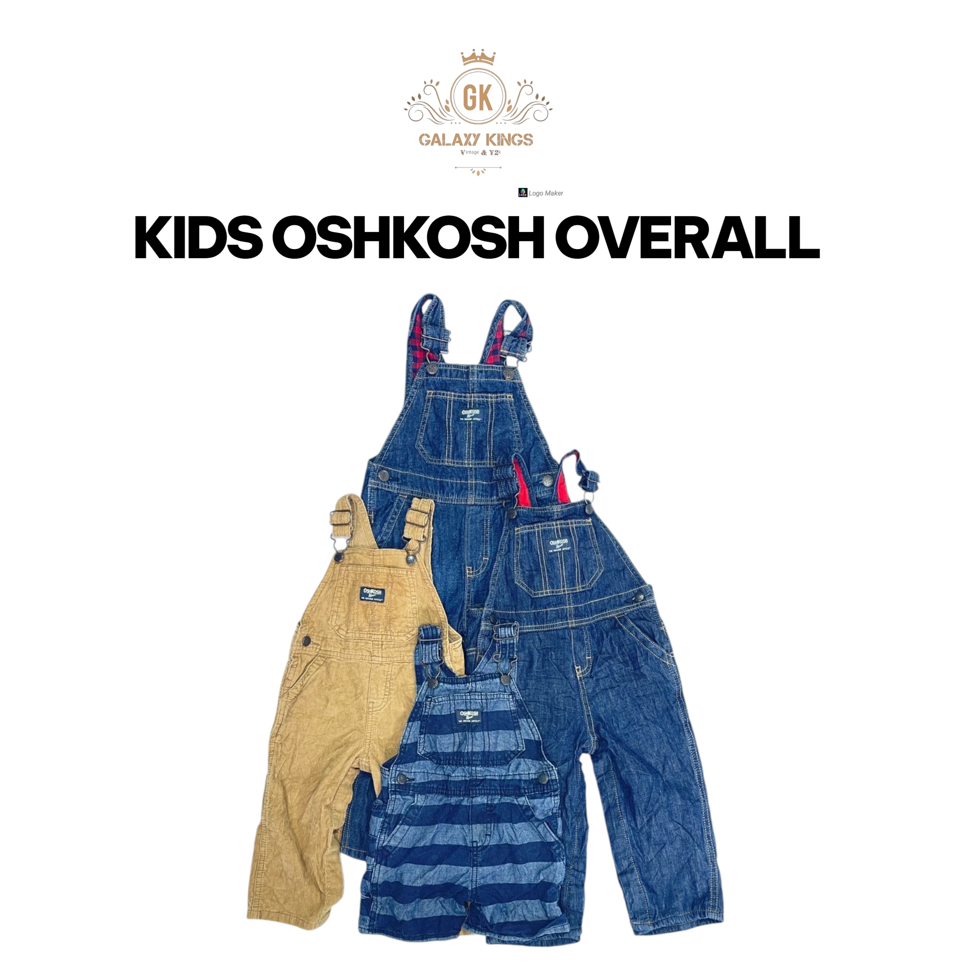 「キッズ オシュコシュ オーバーオール」