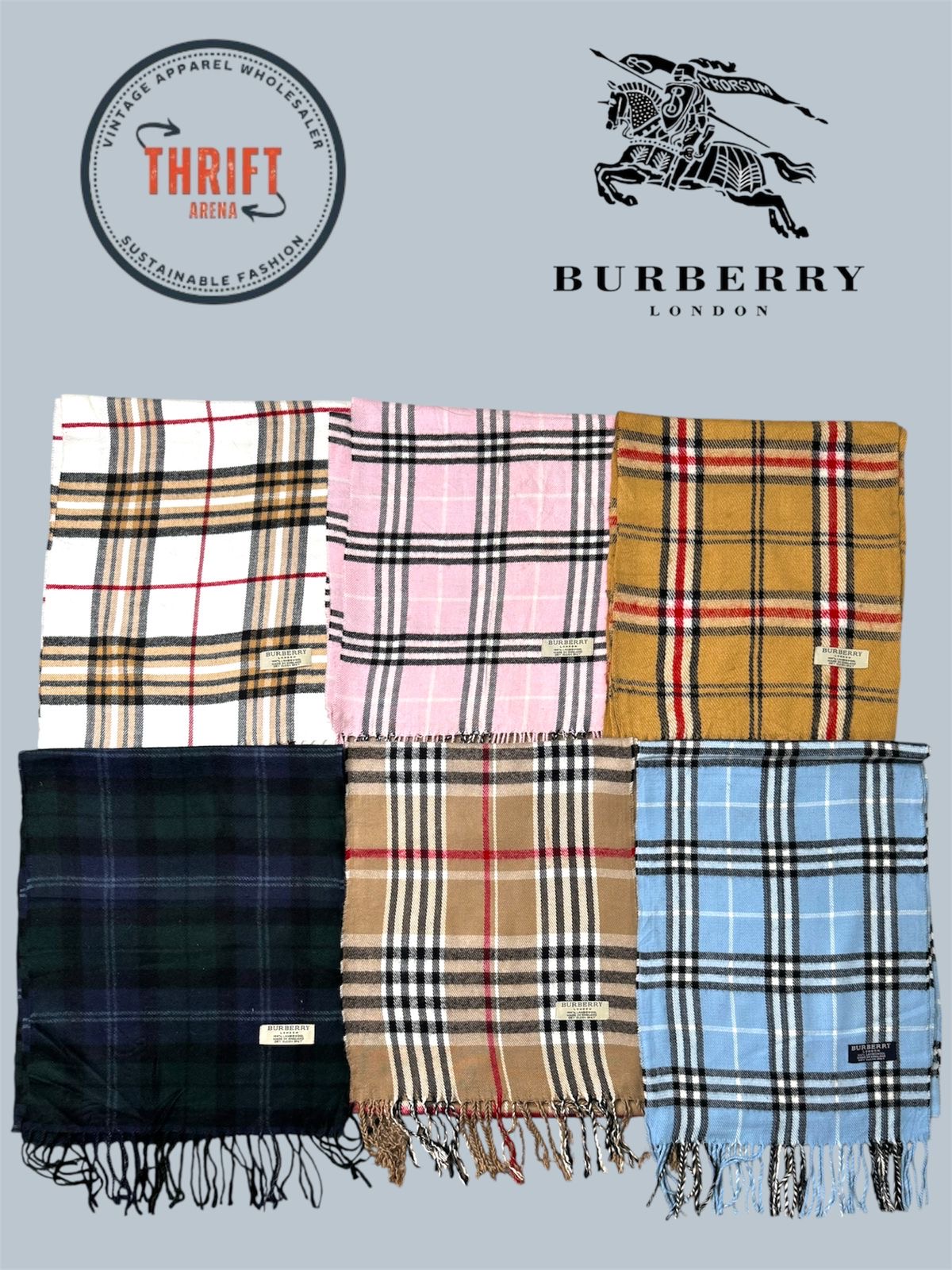 T1568 Cachecóis Burberry 🧣