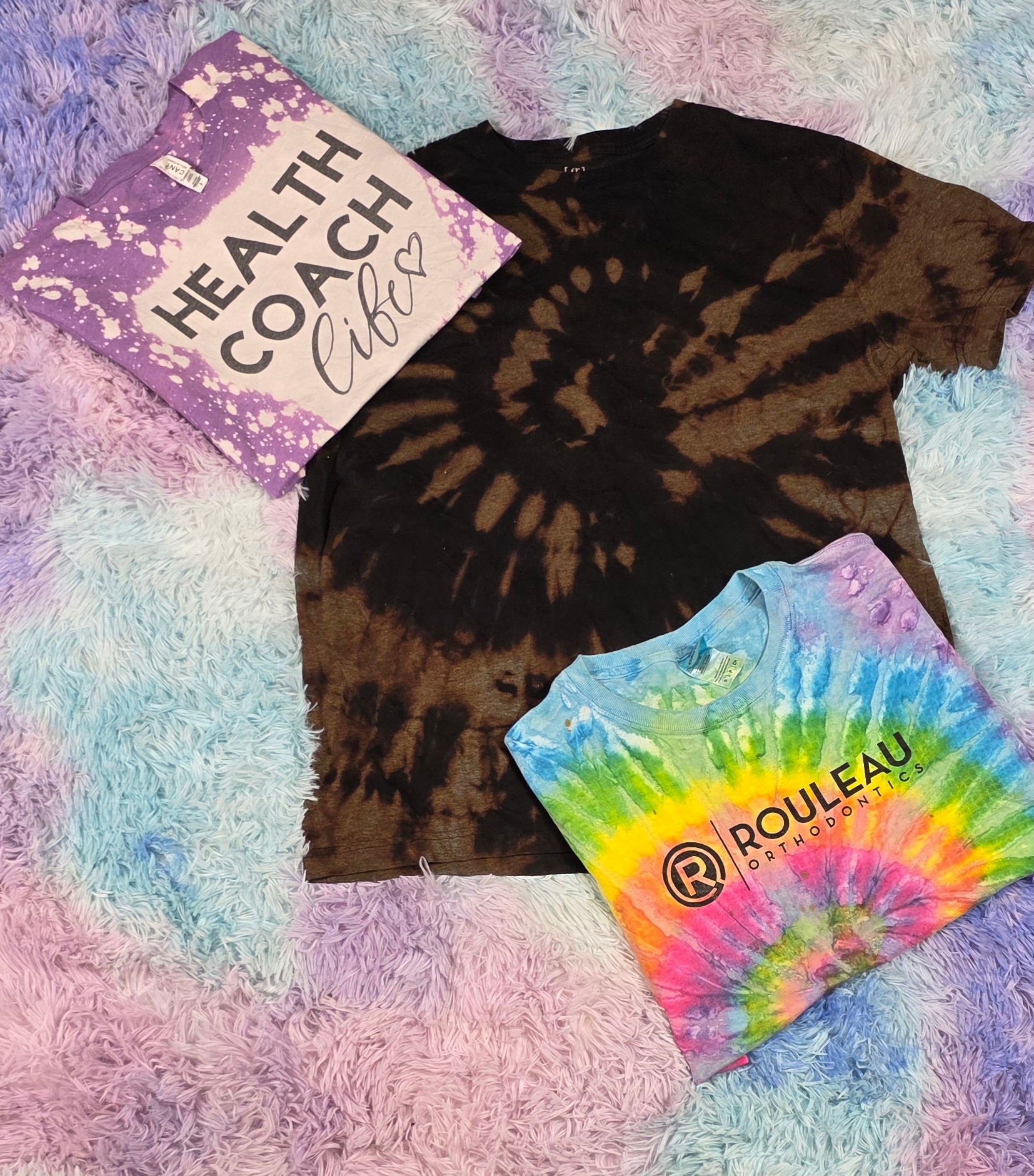 Tie dye t-shirts