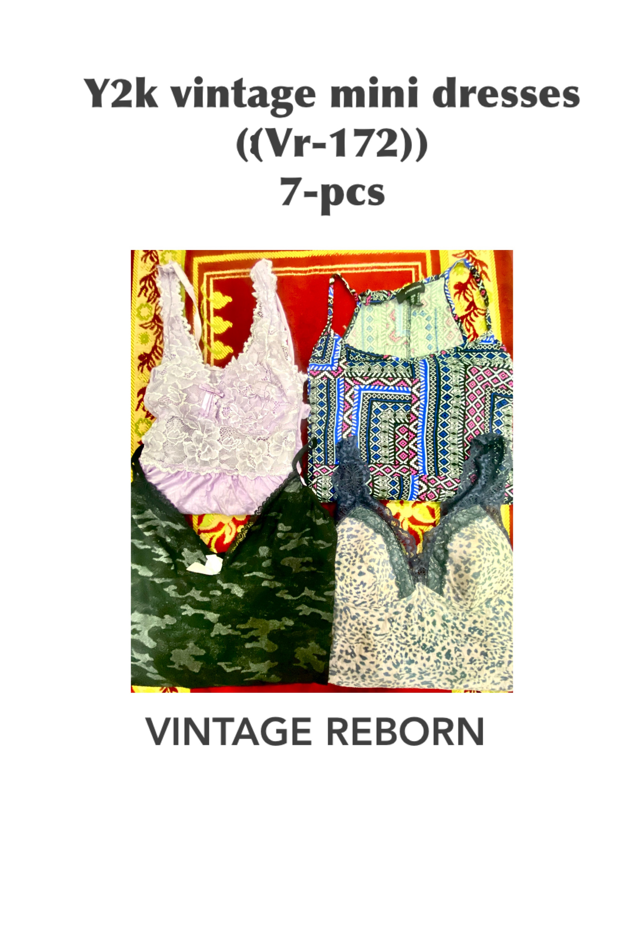 The Whimsical Y2K Mini Dress Bundle - (VR-172)