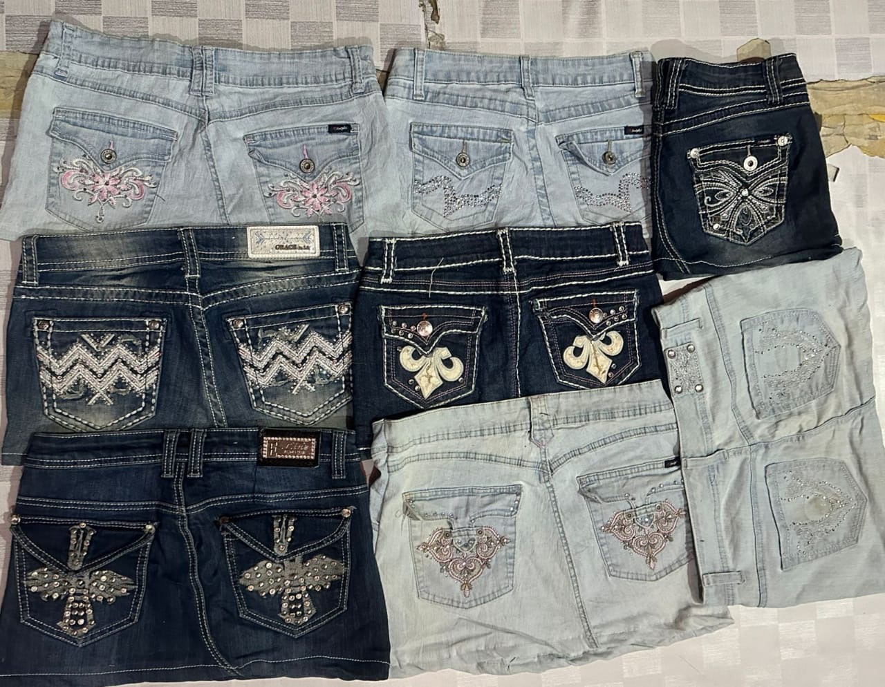 ANGELS  AND OTHER MIX MINI SKIRTS (ID 1380)