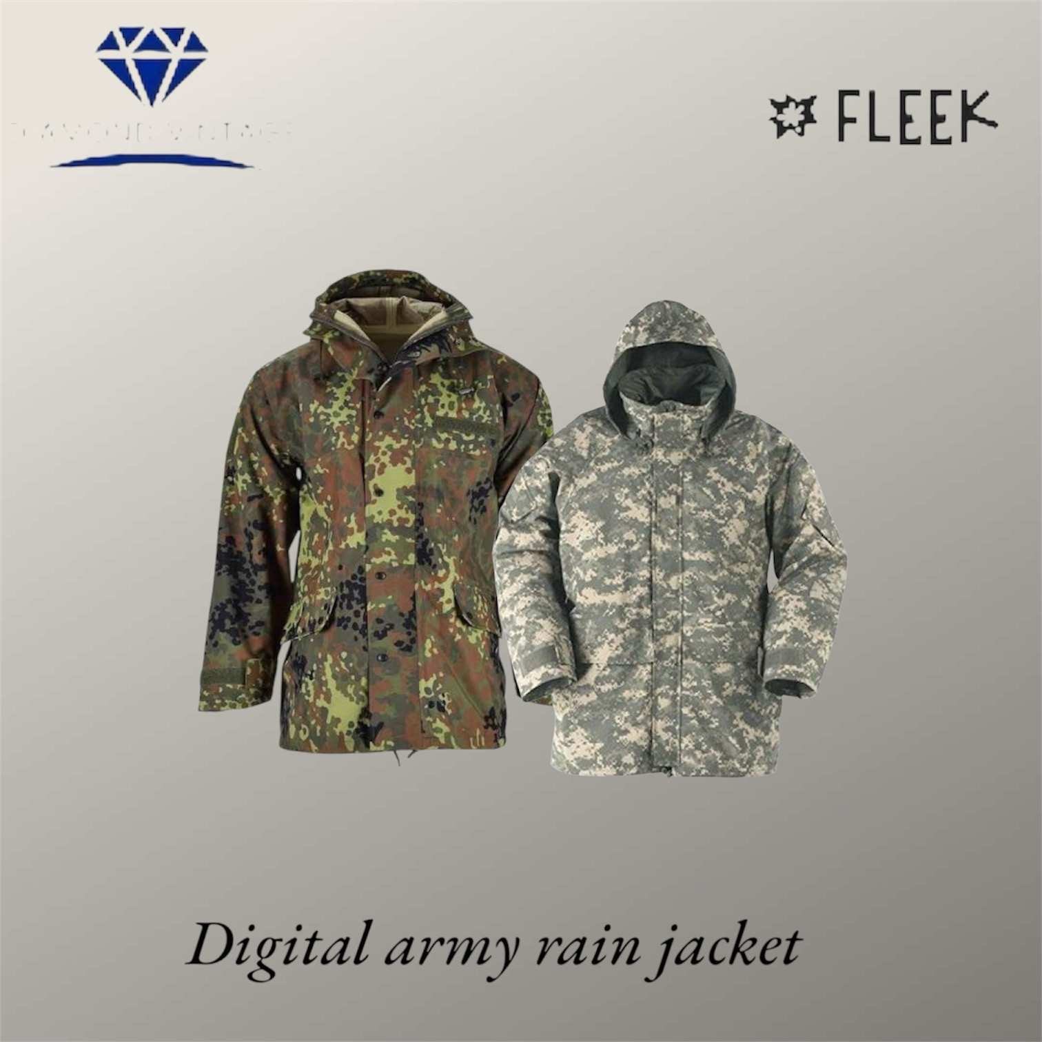 Army rain jacket  (DV -9-228)