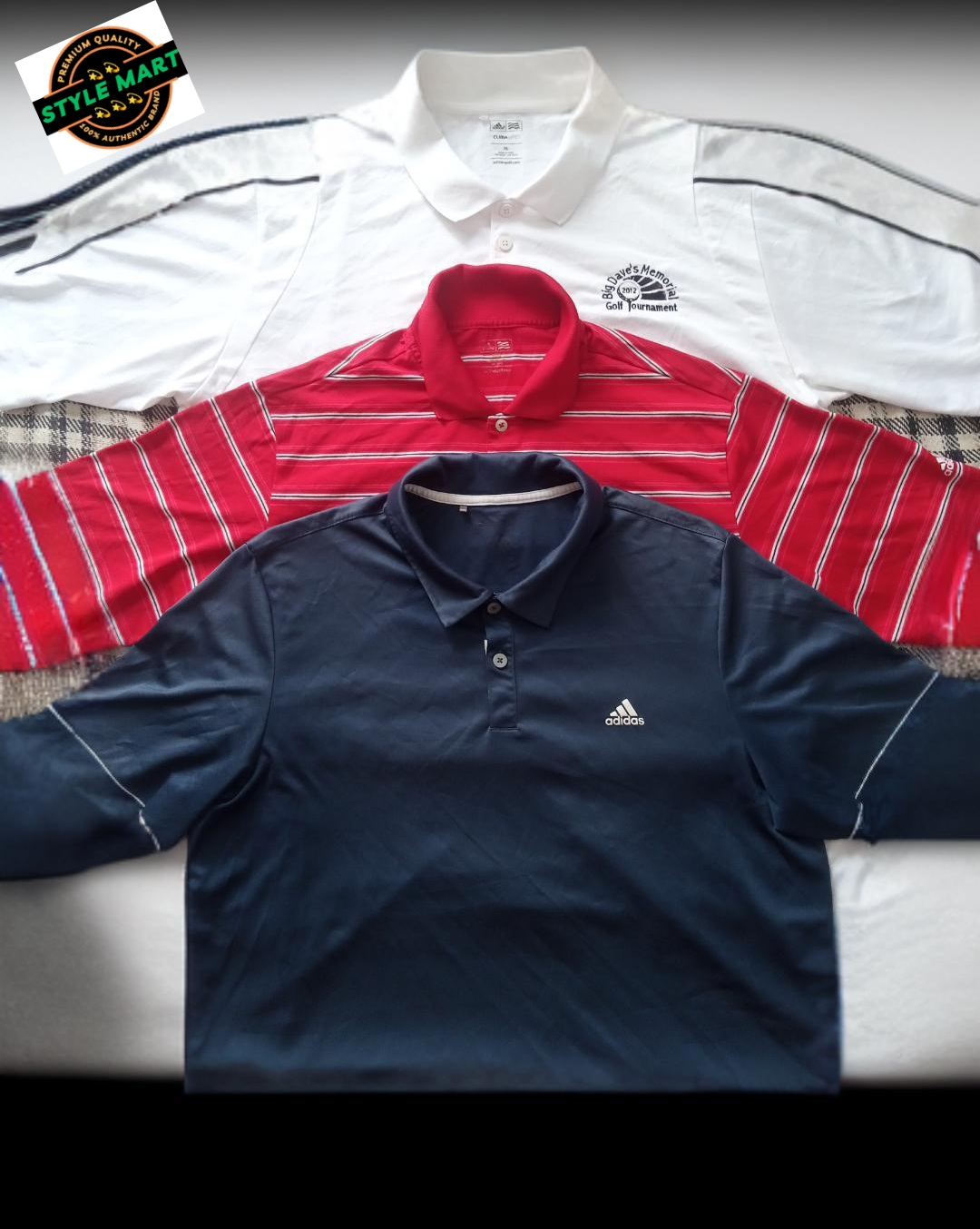 Adidas shirts and golf shirts