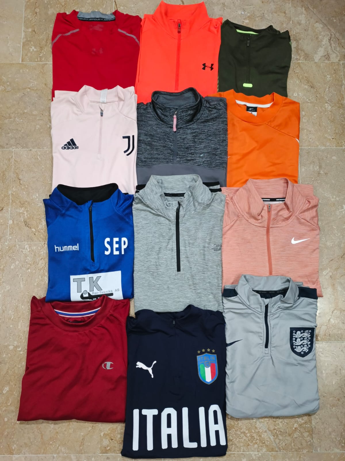 Pulls à manches longues pour hommes et sweatshirts à zip 1/4
