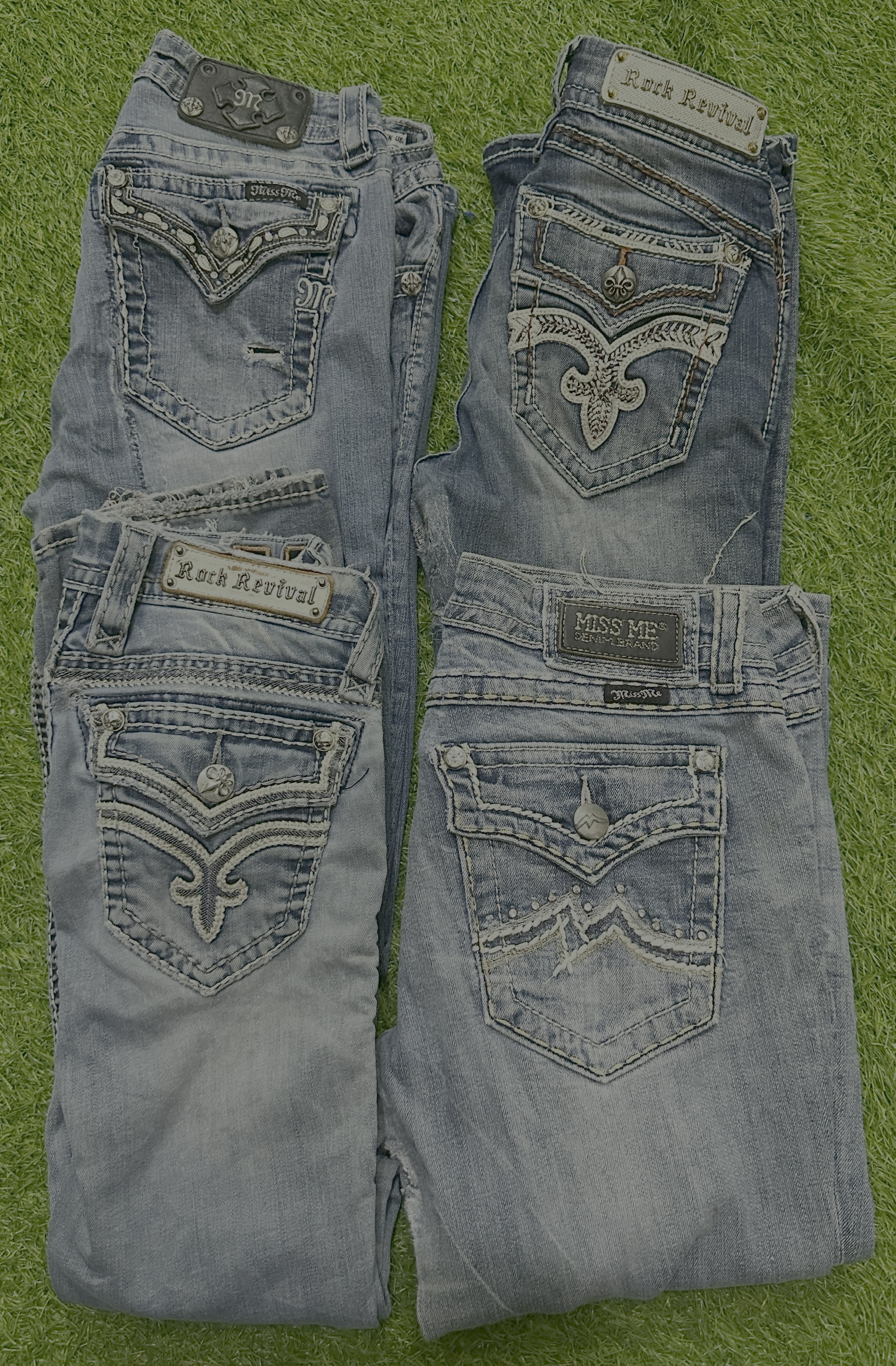 Miss me rock revival woman’s flared jeans