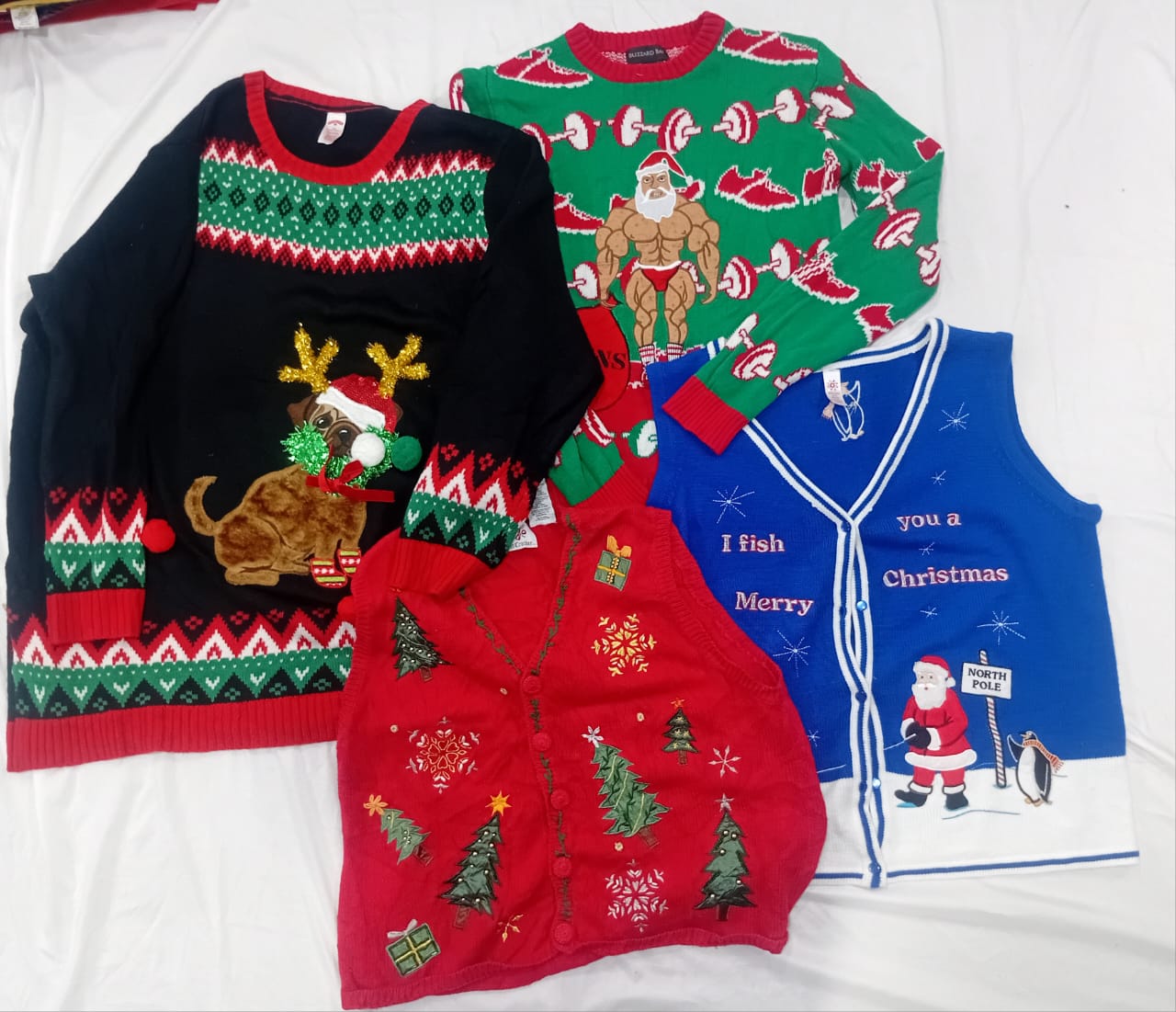 IQ0752 Y2K Nostalgia Christmas Sweater