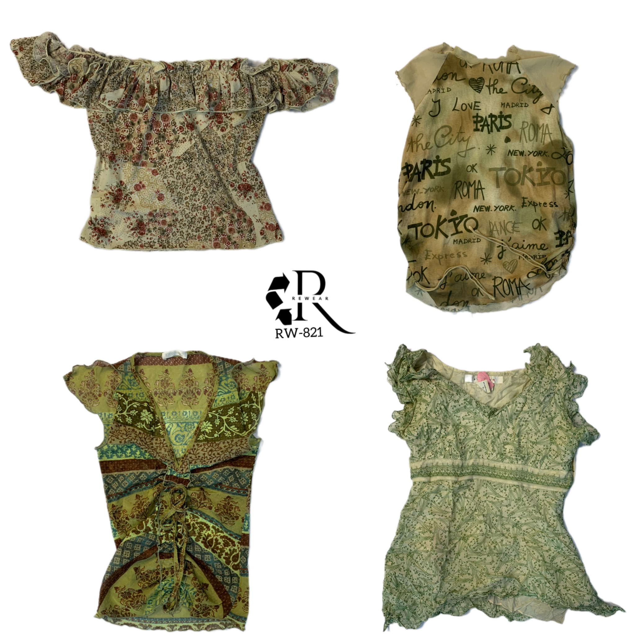 Y2K Grunge Sleeveless Tops 821