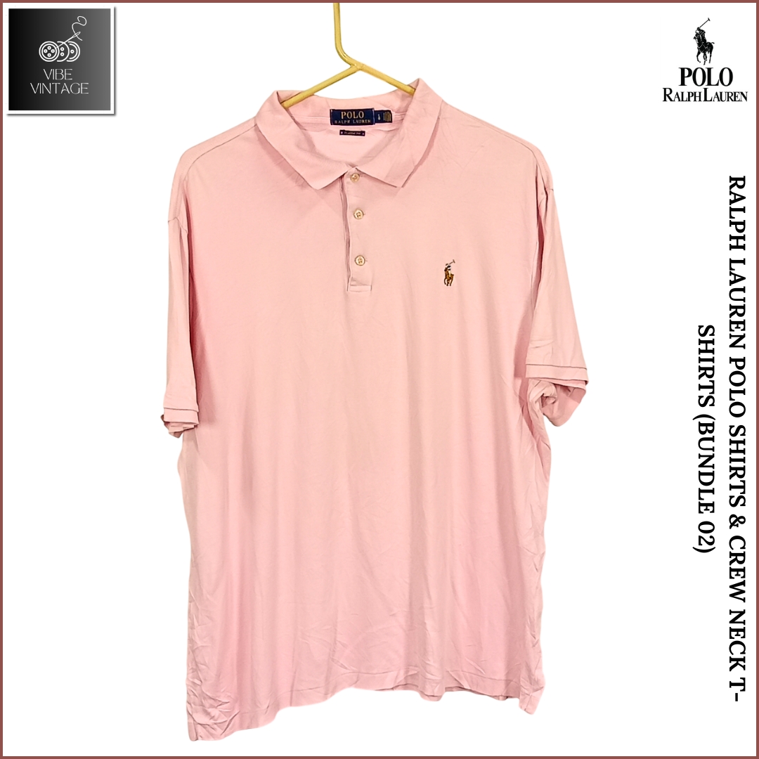 RALPH LAUREN POLO SHIRTS & CREW NECK T-SHIRTS BUNDLE 02