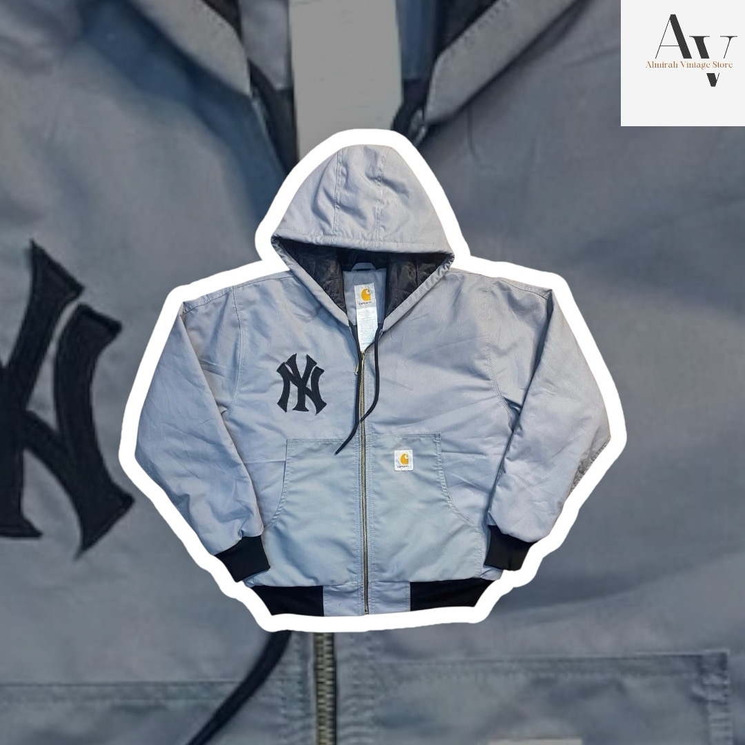 Carhartt rework style Gray NY HOODED JACKETS