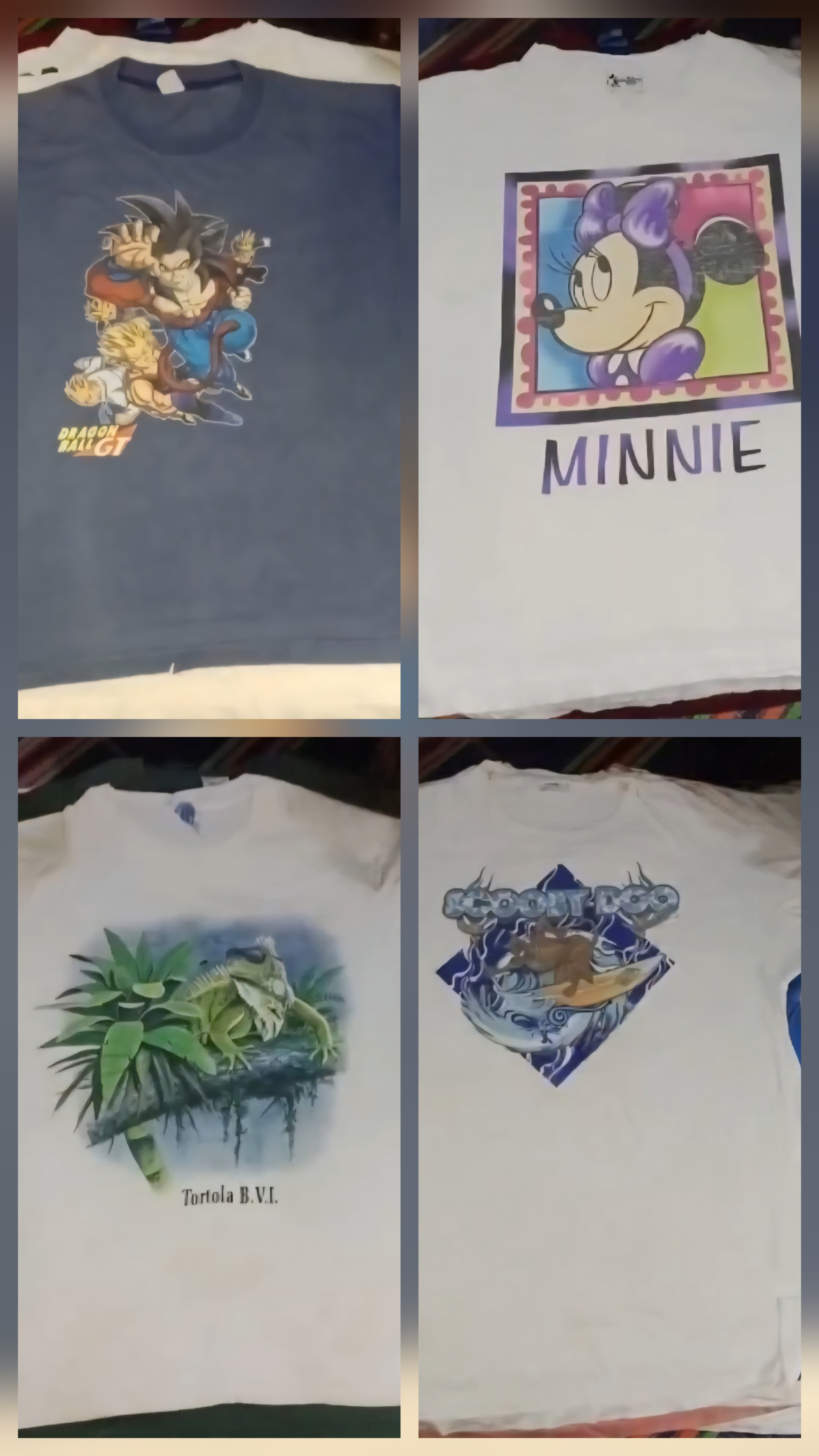 ヴィンテージ 80年代 90年代 プリント Tシャツ フェラーリ シェル レーシング、ルーニー・テューンズ、スクービー・ドゥー + もっと