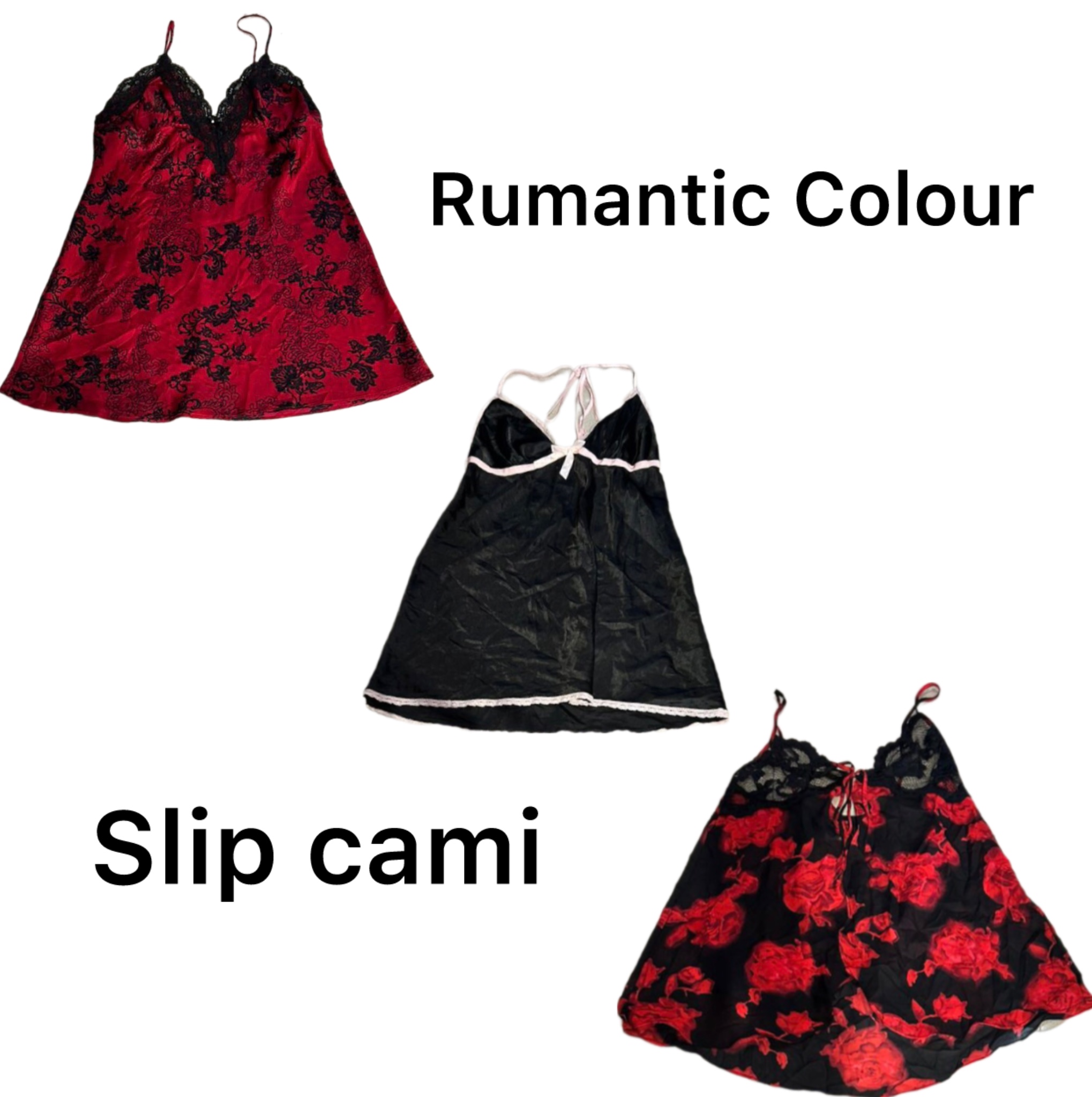 Romantic Colour Slip Cami