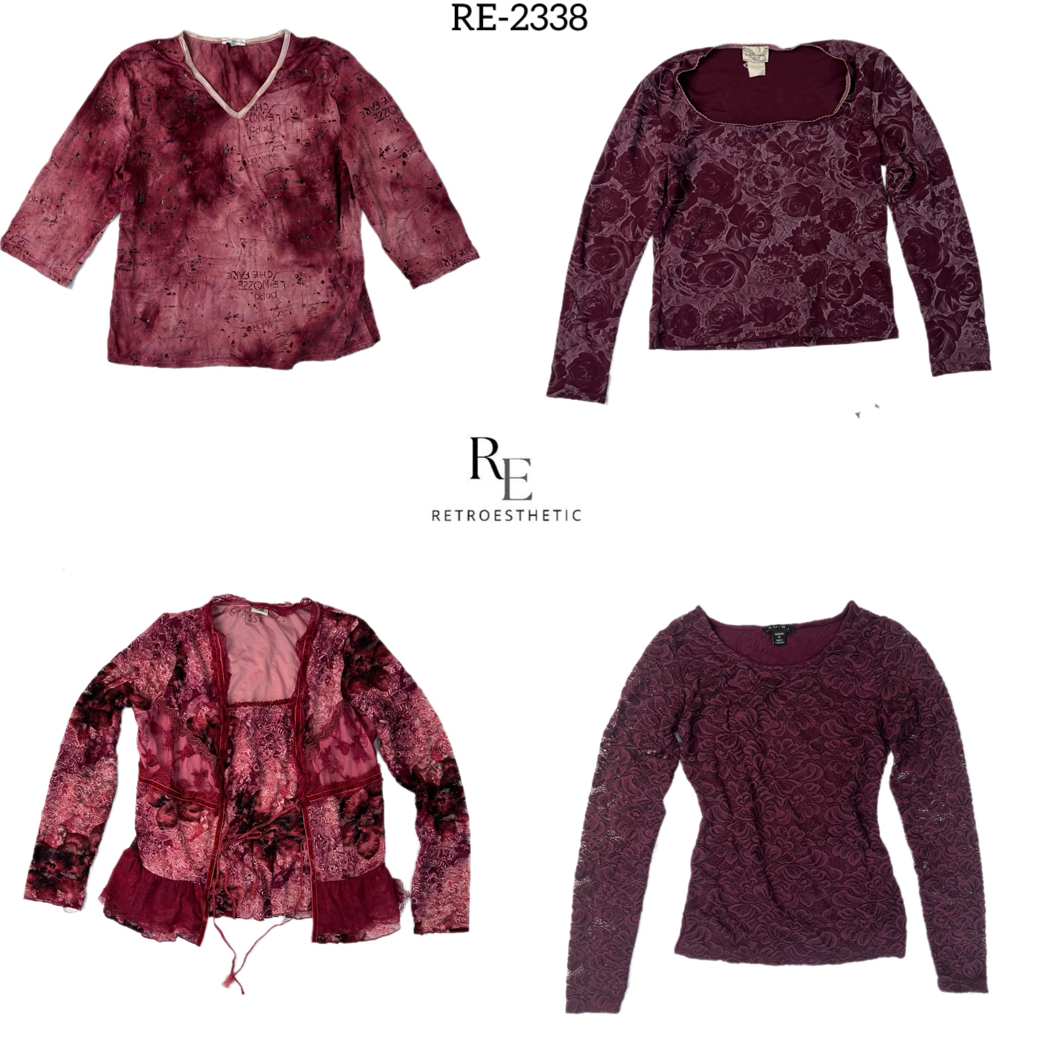 Y2K Soft Core Full Sleeve Tops (RE-2338)