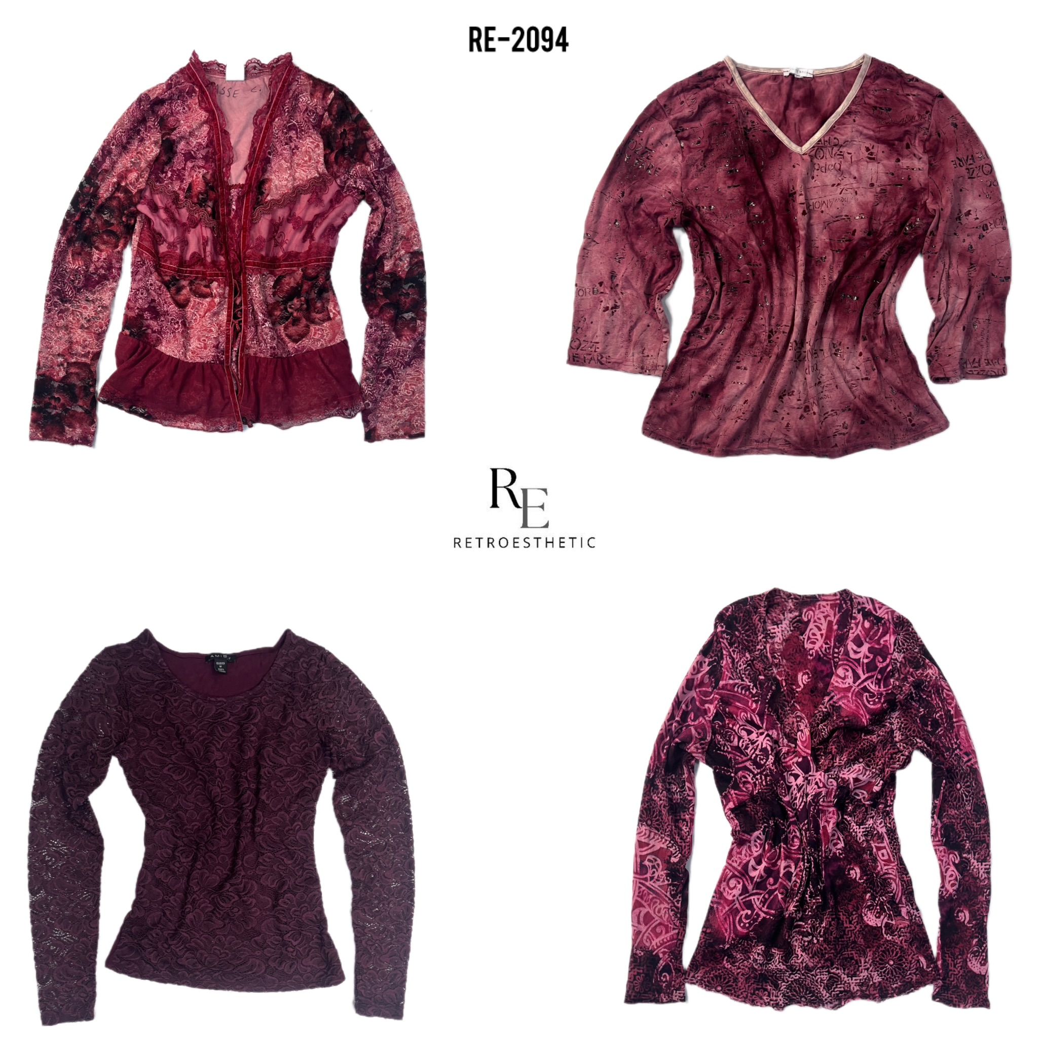 Y2K Soft Core Full Sleeve Tops (RE-2094)