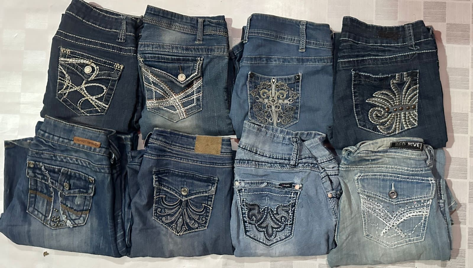 ANGELS AND OTHER MIX BRANDS JEANS  (ID 1393)