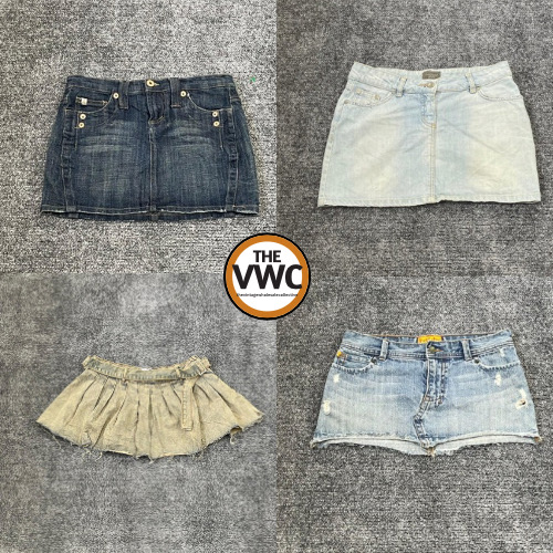 Y2K Denim Mini Skirt Pack | Hot Girl / Paris Hilton Edit