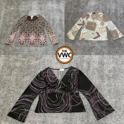 Y2K Flare Sleeve Top Pack | Retro Prints / Club Edit