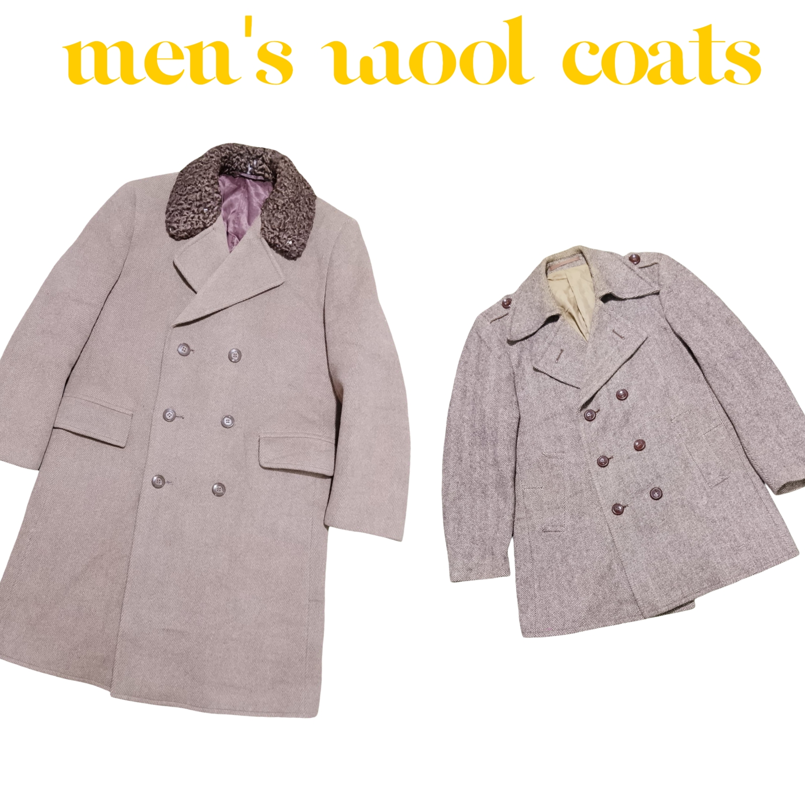 Men's wool coats
