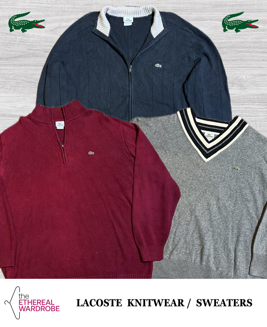 Premium Lacoste Pullover / Strickwaren