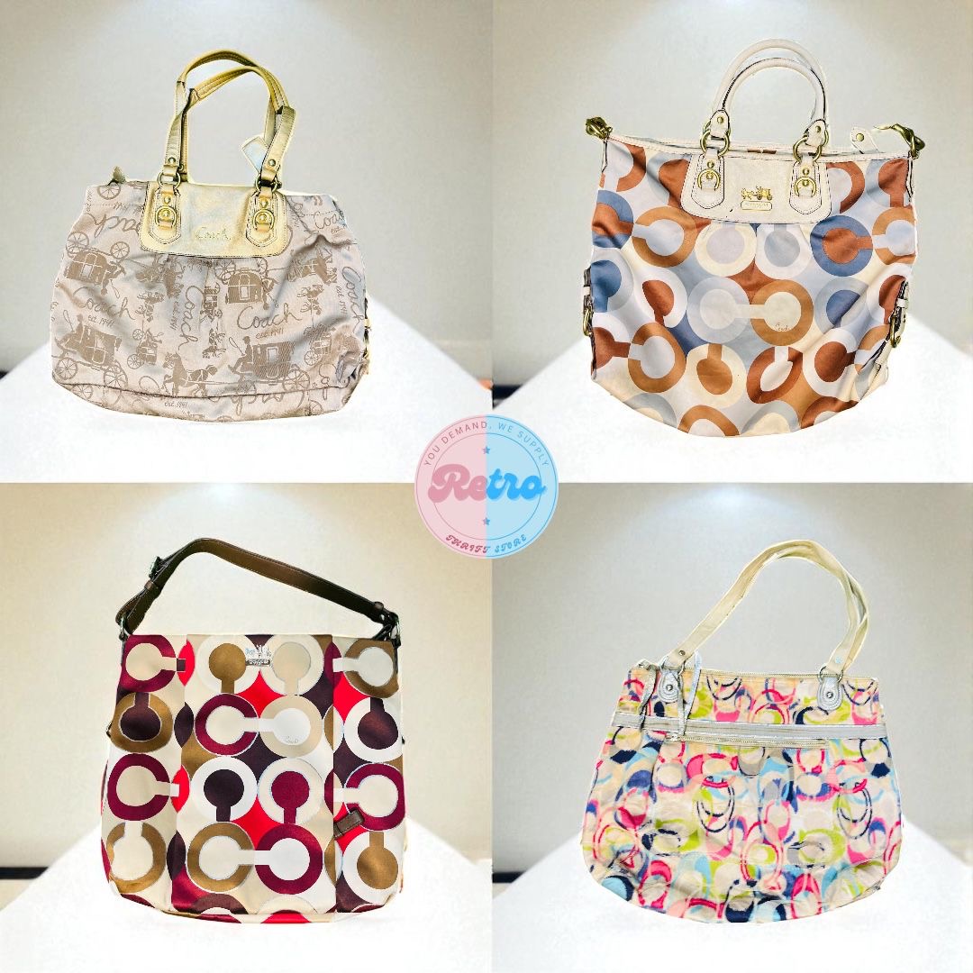 Coach Signature Print Canvas Tote Bag Sammlung – Farbexplosion Thema