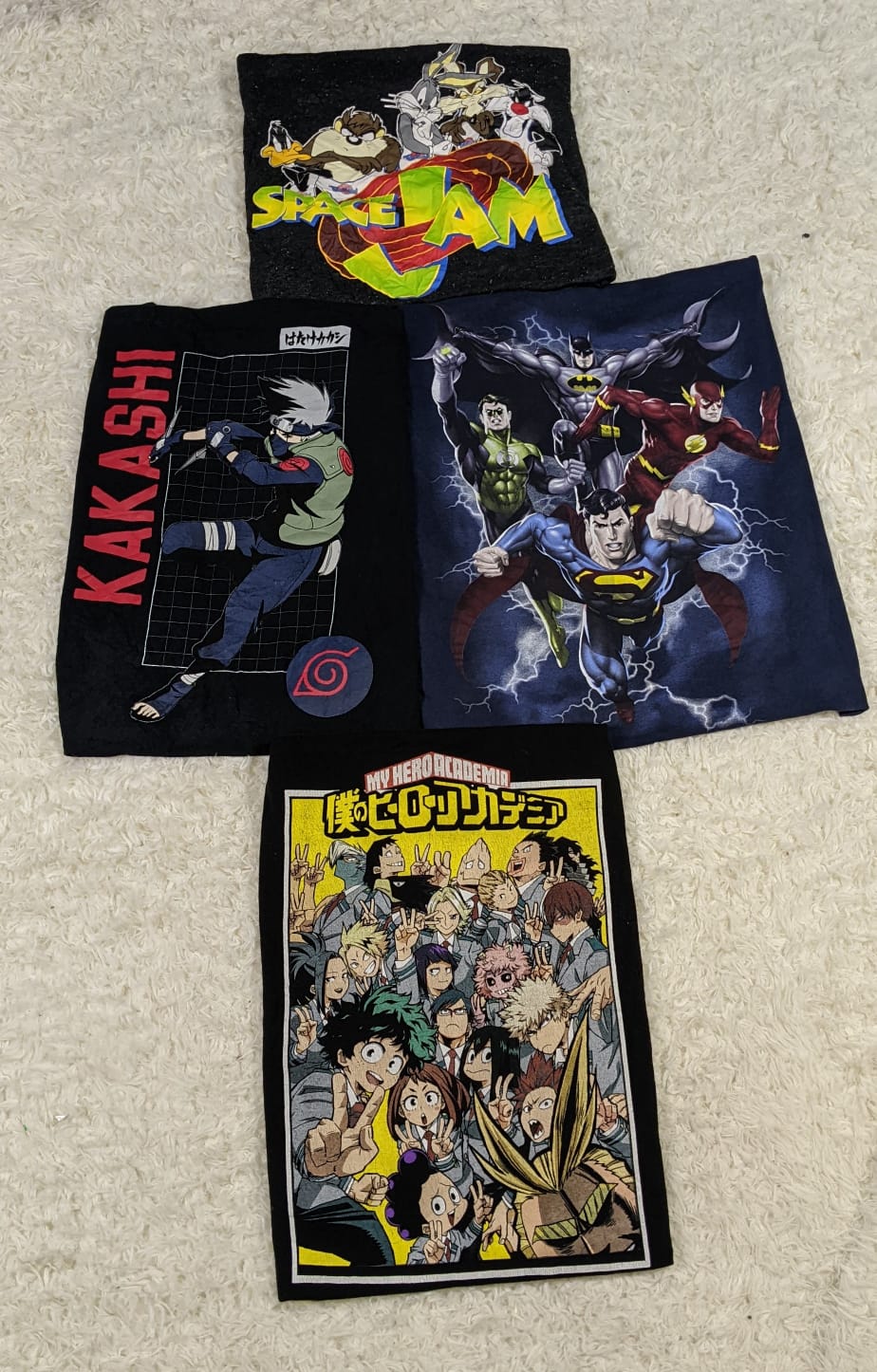 カートゥーンプリントTシャツ