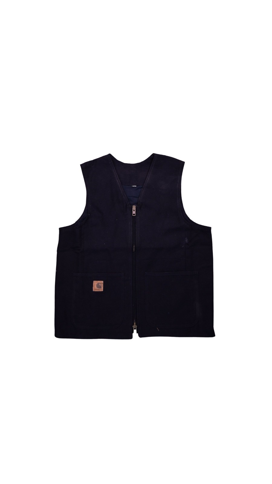 Upcycled schwarze Carhartt-Weste