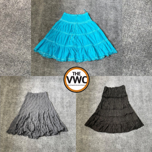 Y2K Boho Schichtenrock Bundle | Fließend & Festivalbereit