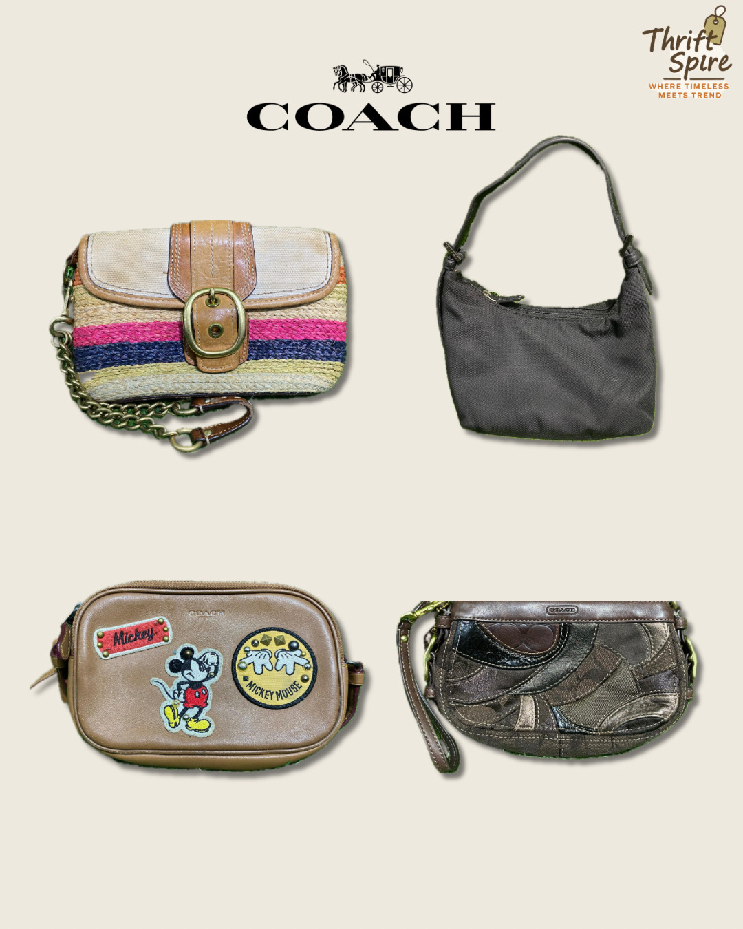 Coach Crossbody And Small Handbag - (TS-0218)