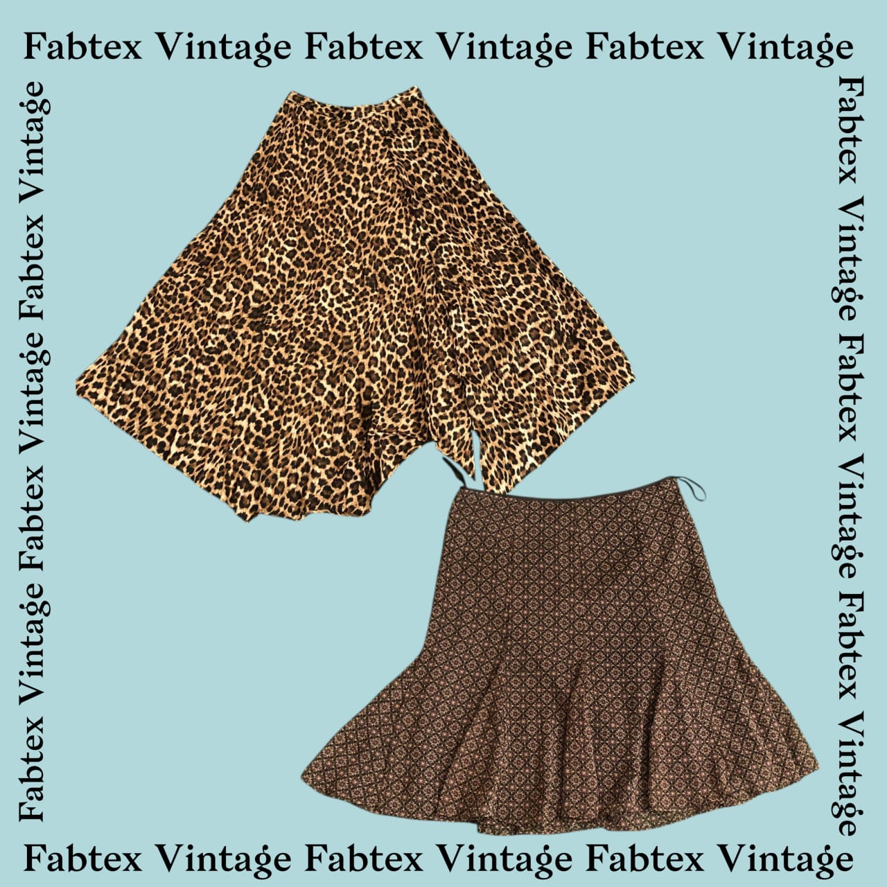 (FV-012) Y2K Earth Toned Brown Skirts
