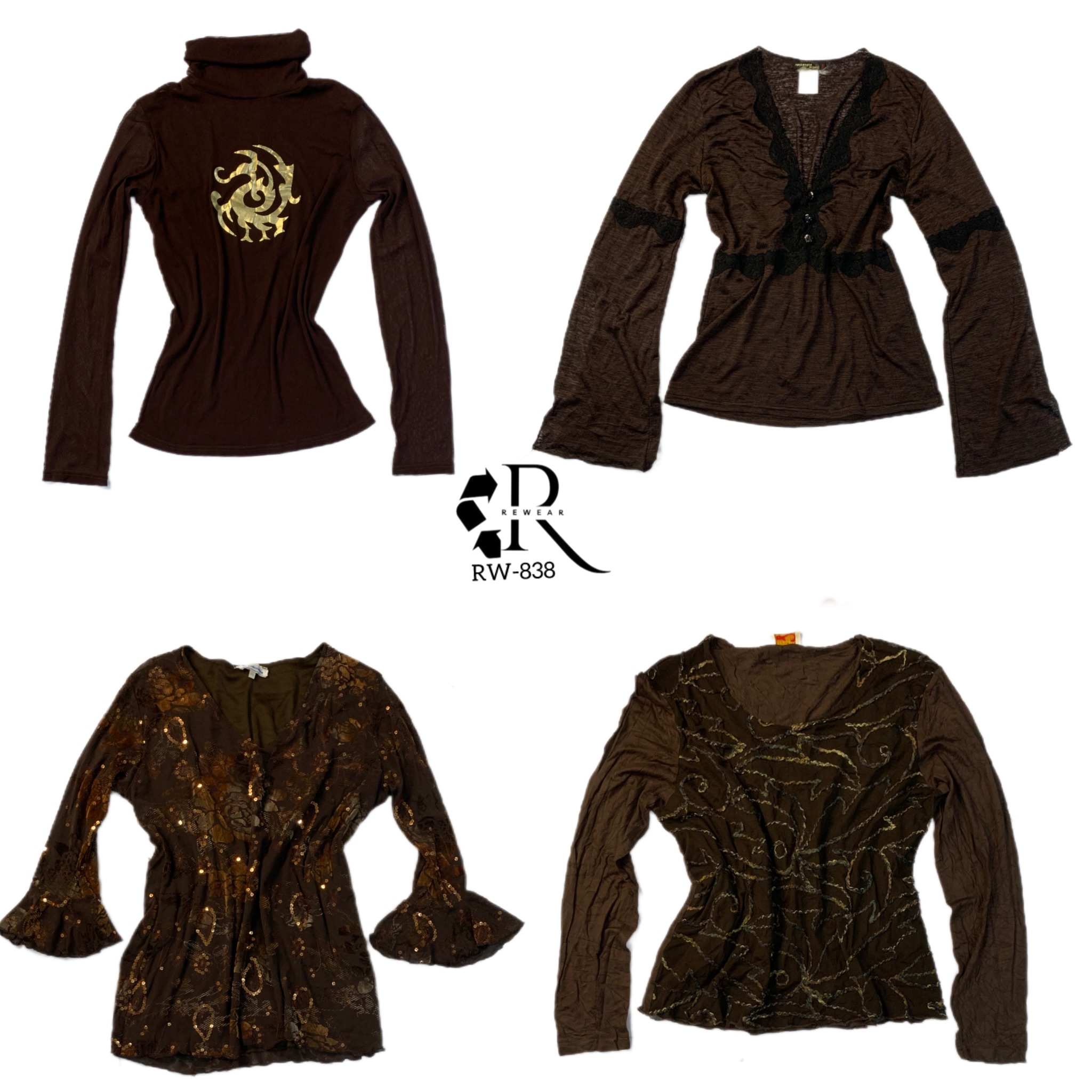 Y2K Gothic Vibe Full Sleevs (RW-838)