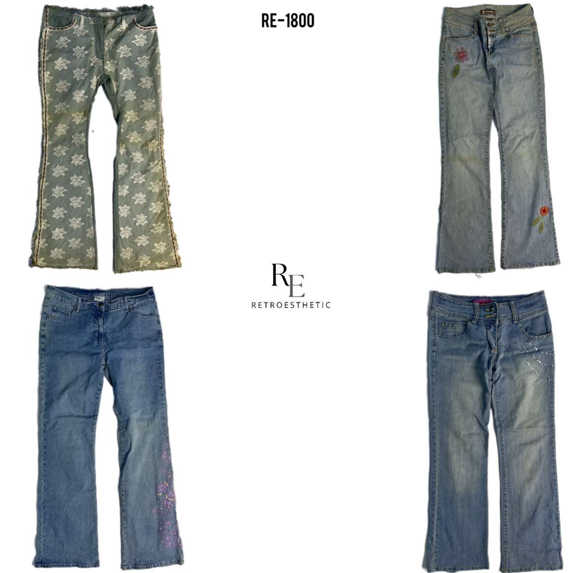 Y2K Britney Era Denim Jeans (RE-1800)