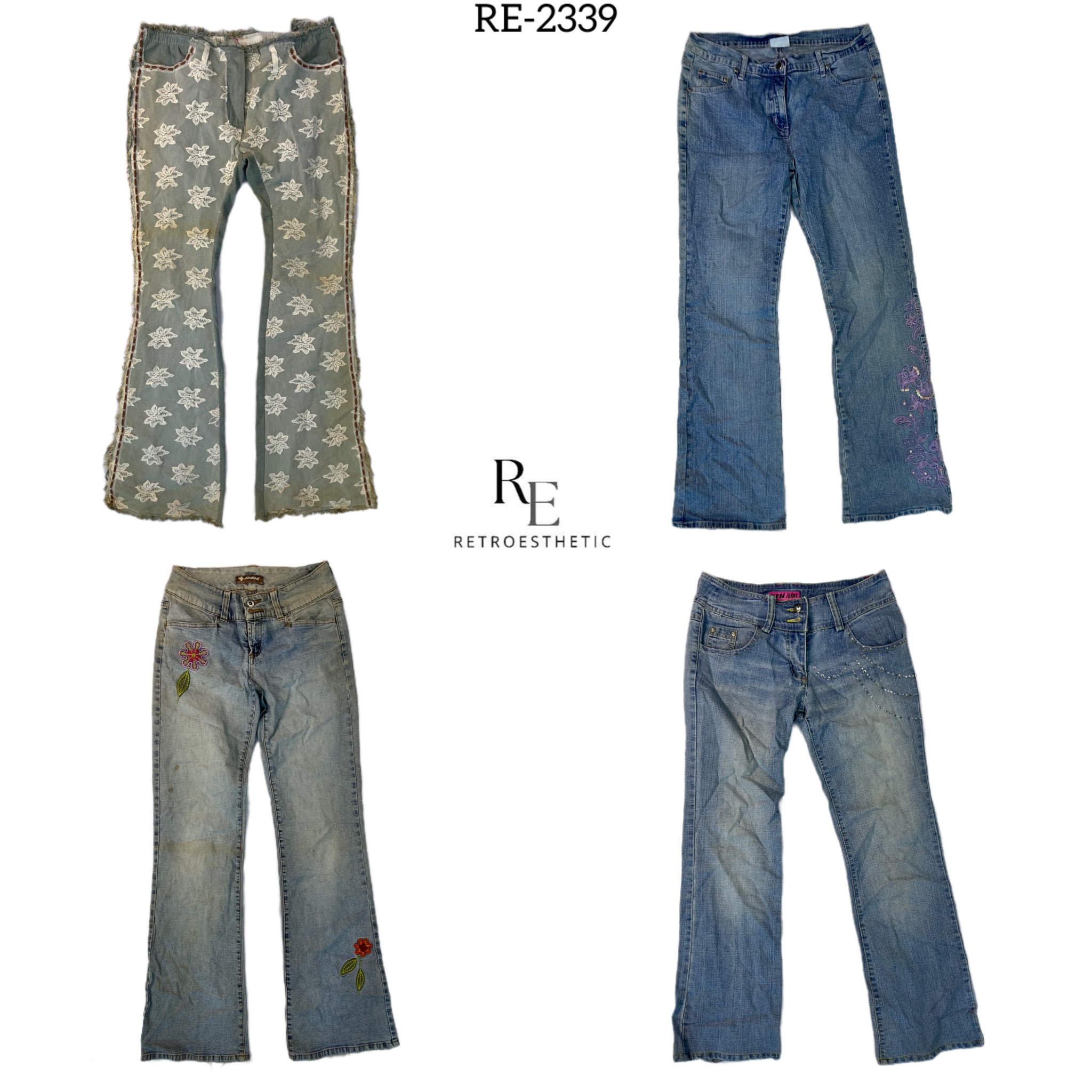 Y2K Britney Era Denim Jeans (RE-2339)