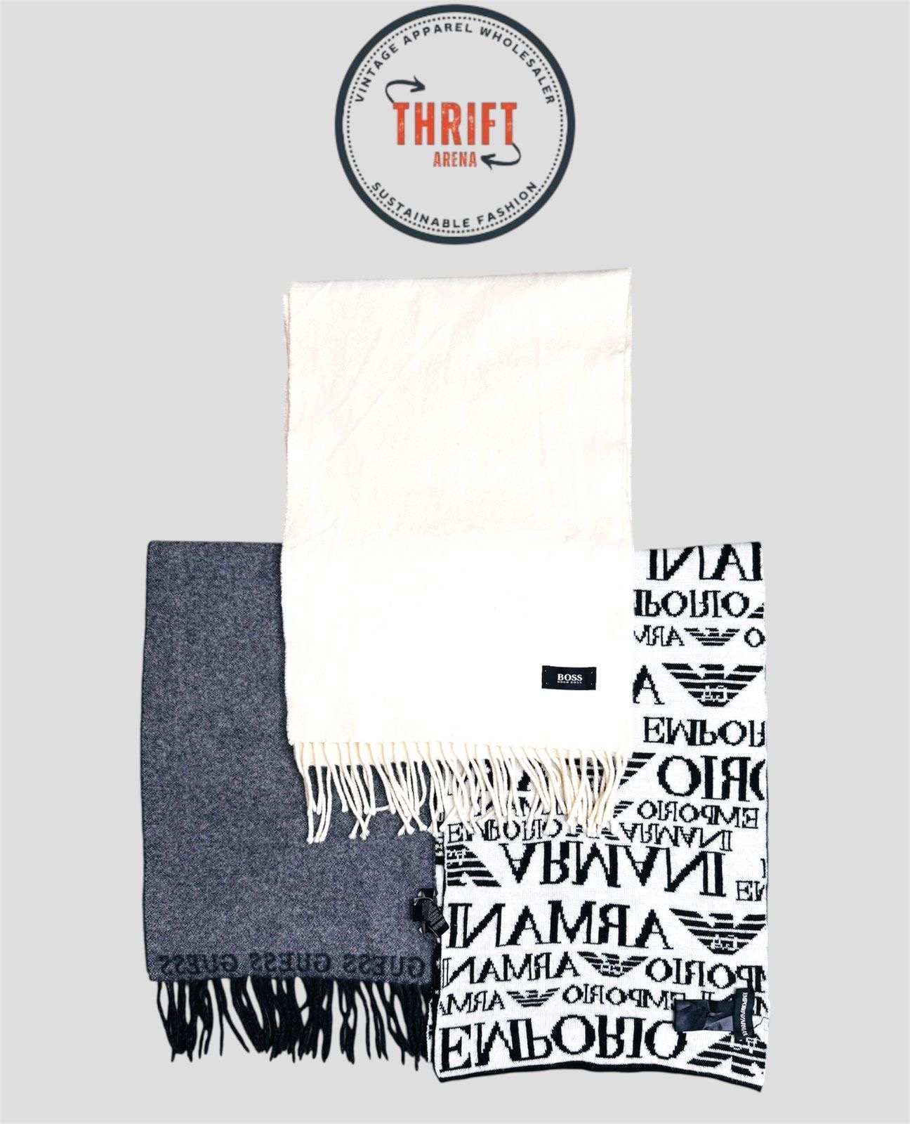 T1591 Boss, CK, Guess, Misoni, Giorgio Armani Scarves