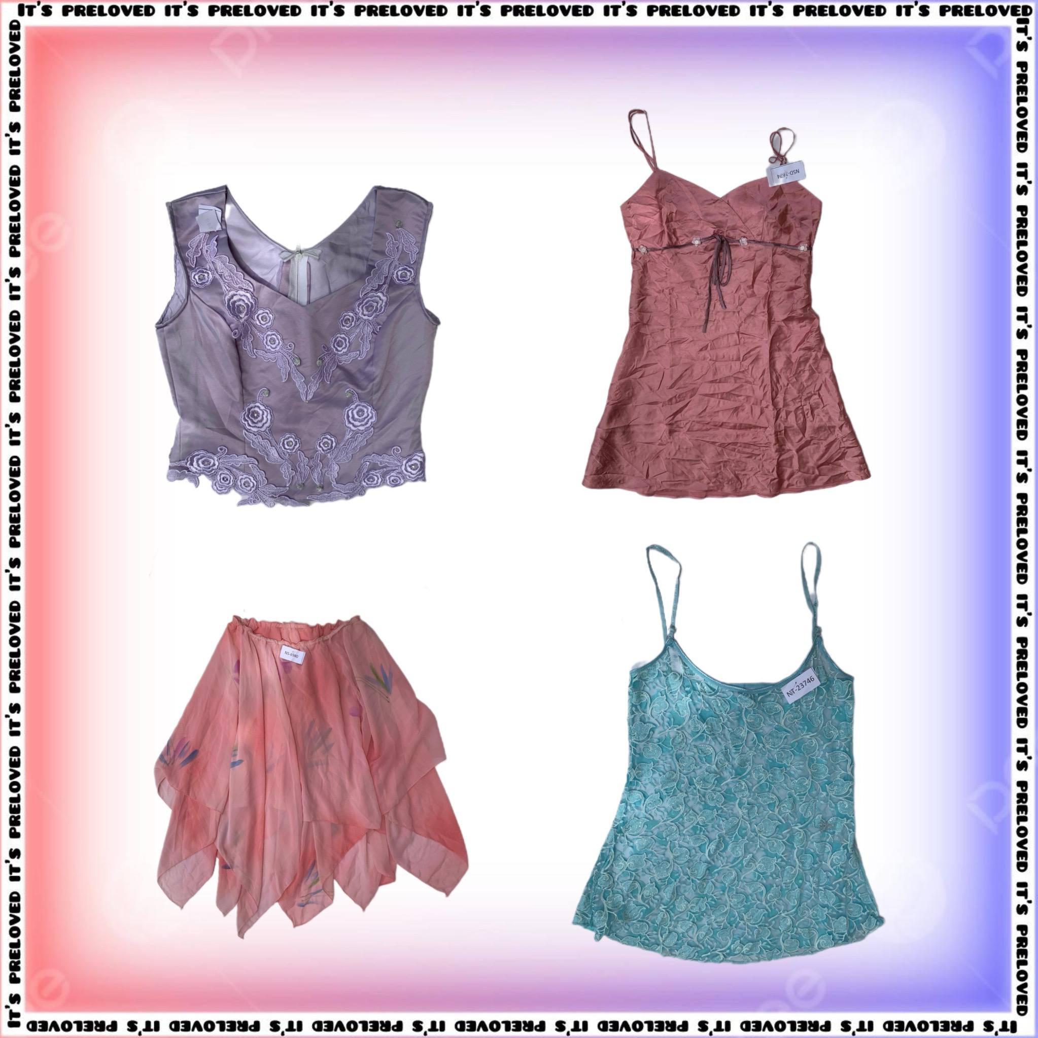 Pretty Pastels Season - tops, dresses, skirts SRK (SS-1329)