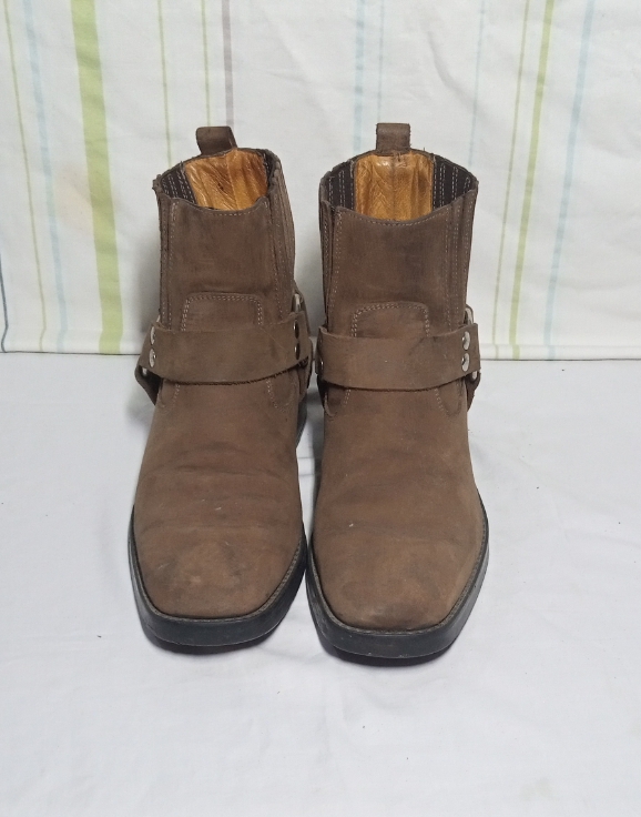 SK,31# ベストクオリティ ウェスタンスタイル カウボーイ バイカーブーツ