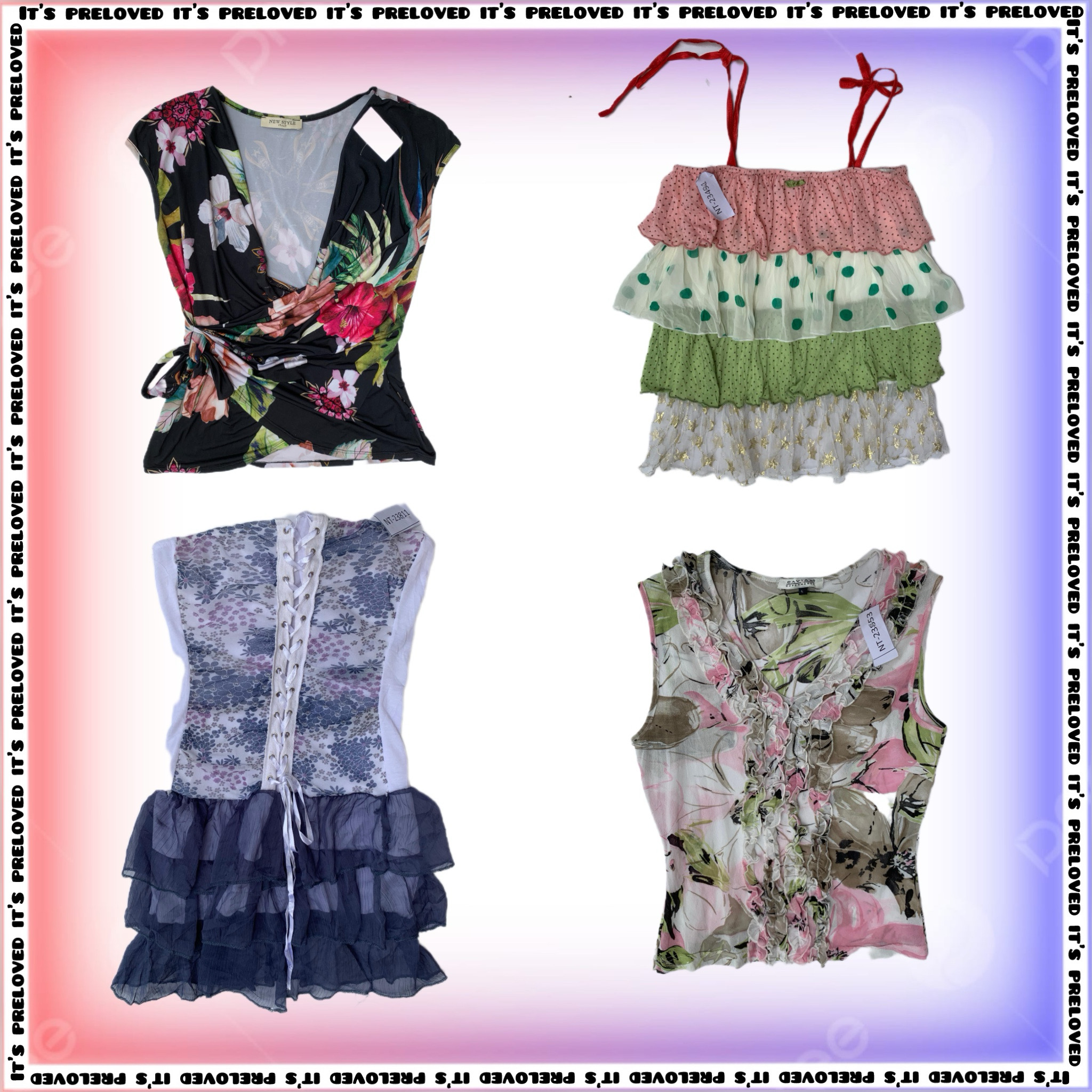 Ruffled and Layered tops (SS-1328)